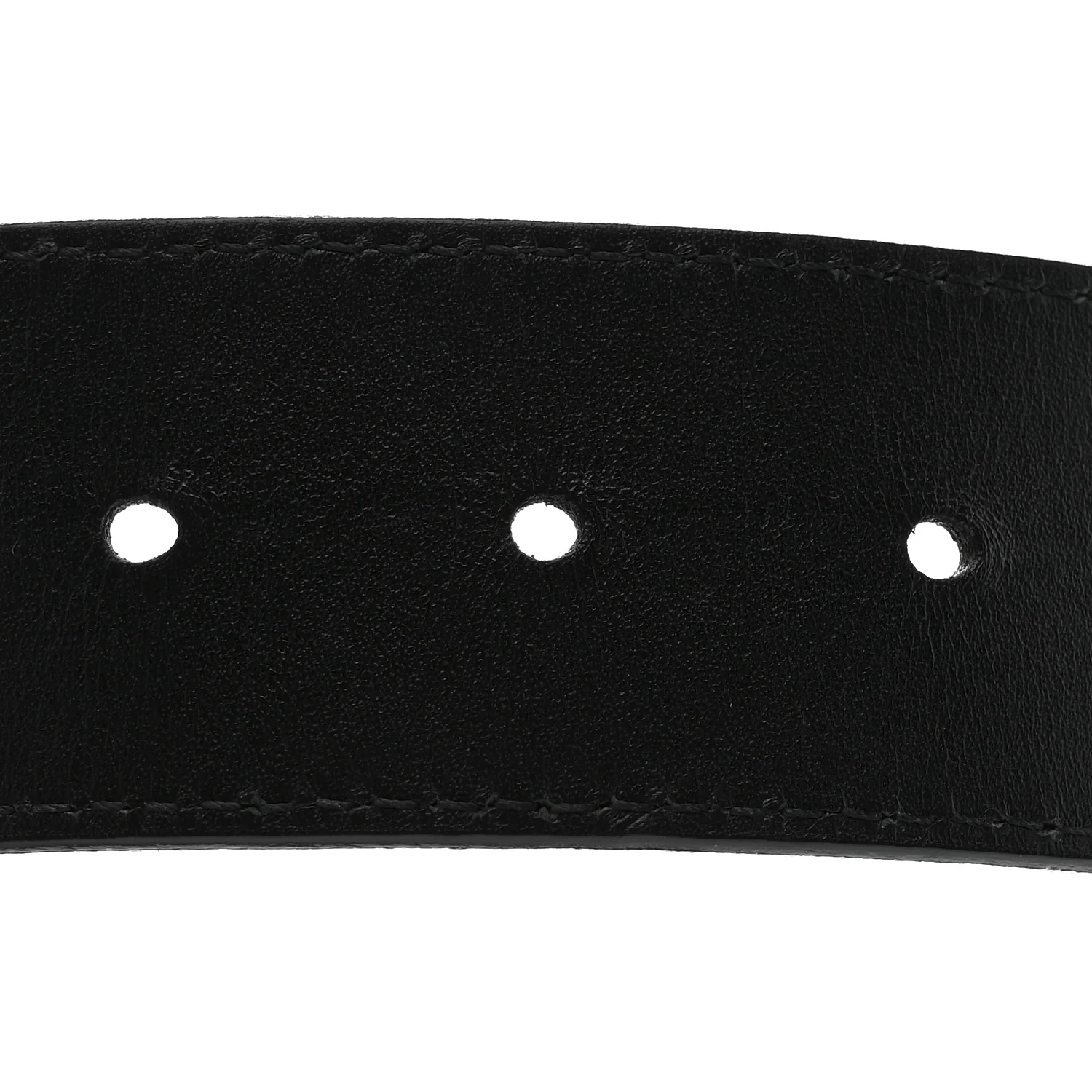 Calfskin 40mm LV Initiales Reversible Belt 100 40 Black Dark Brown - Image 4