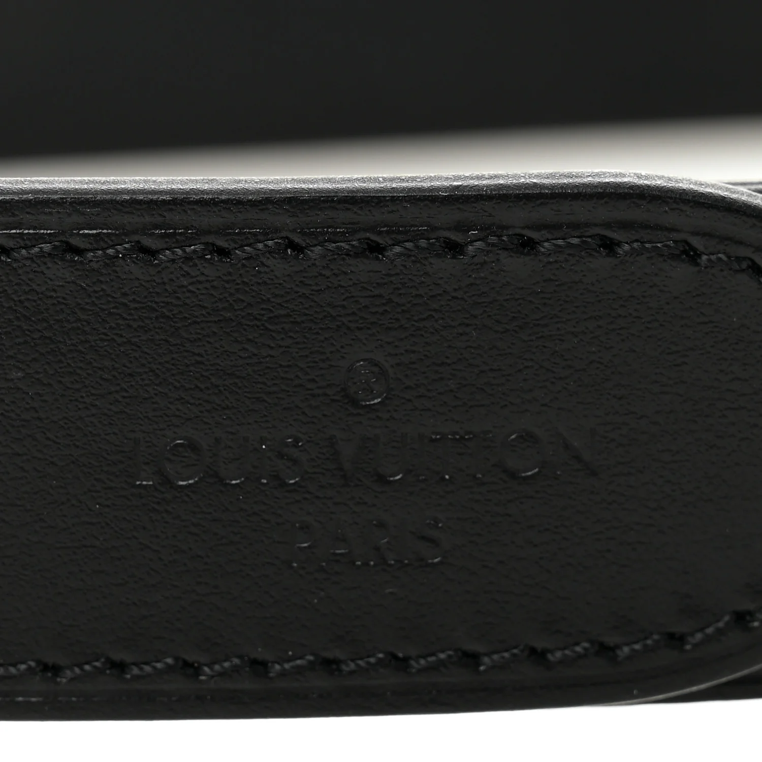 Calfskin Adjustable Keepall Bandouliere Shoulder Strap Black - Image 3