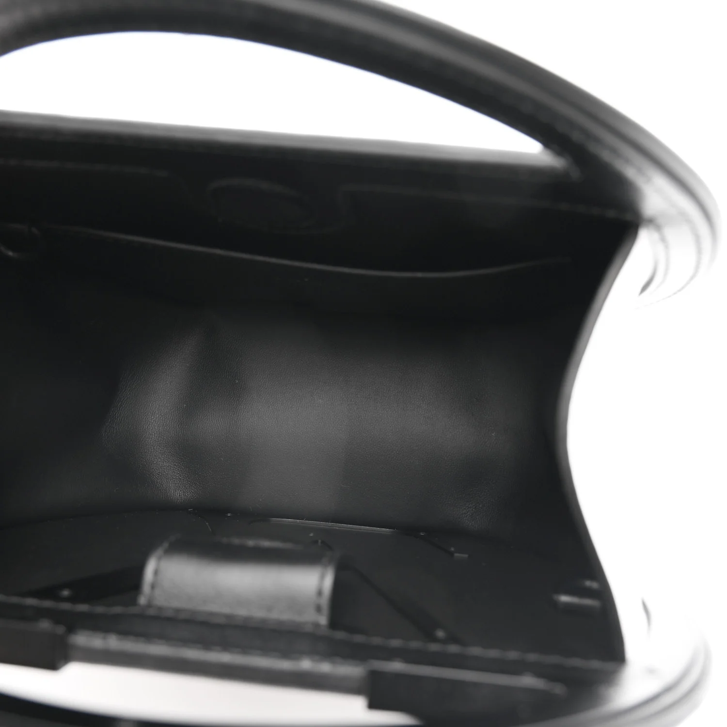 Calfskin Around Me PM White Black - Image 5