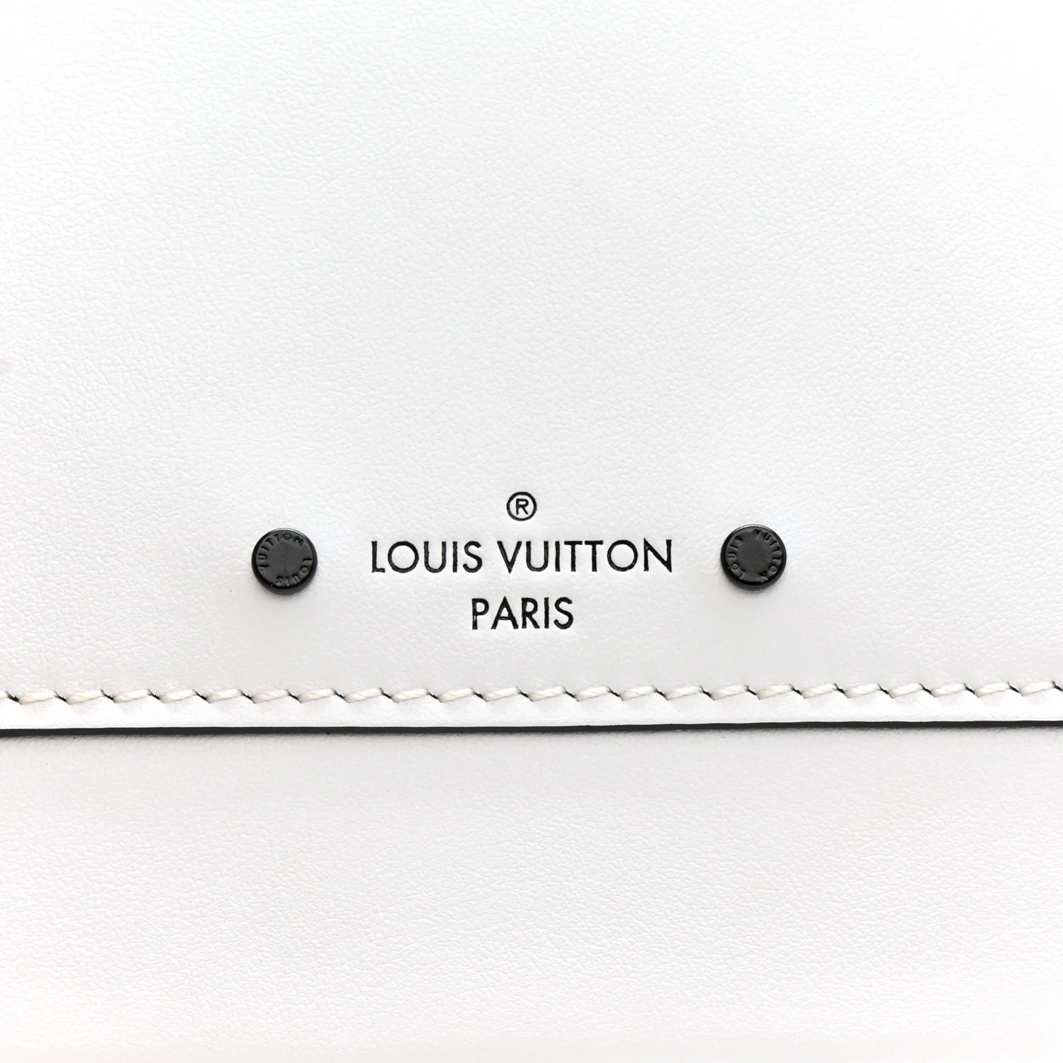 Calfskin Around Me PM White Black - Image 8
