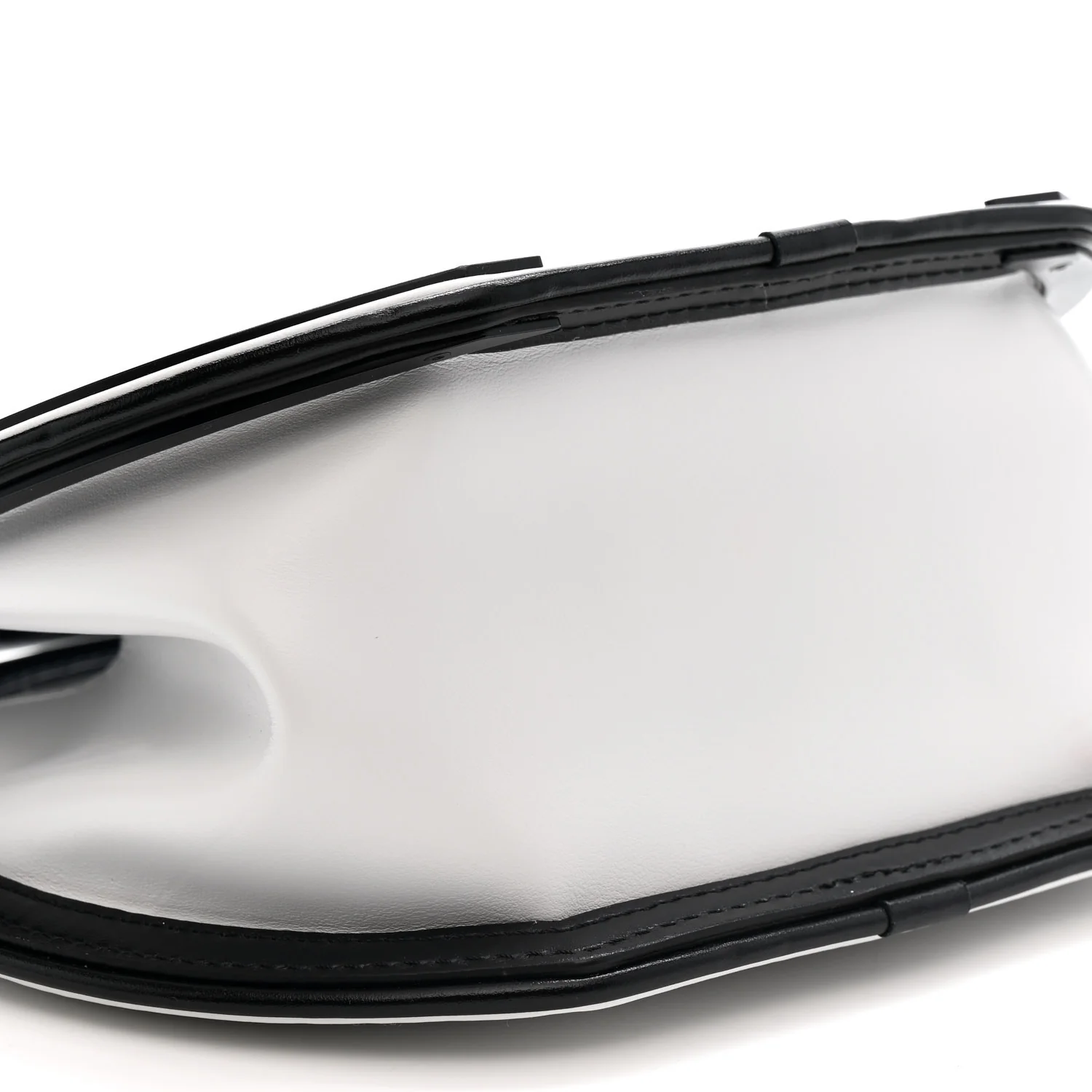 Calfskin Around Me PM White Black - Image 9