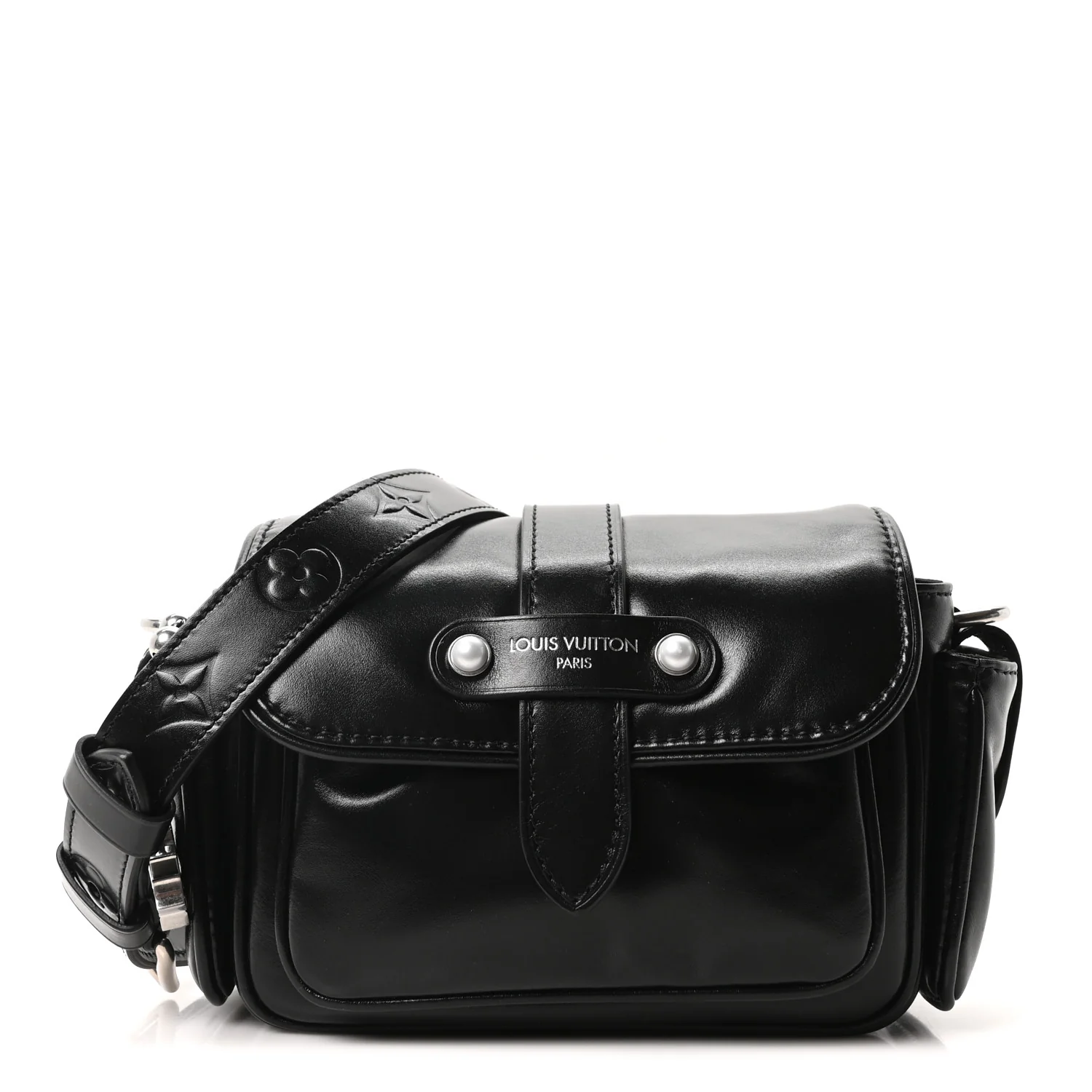 Calfskin Cargo Wearable Wallet Black