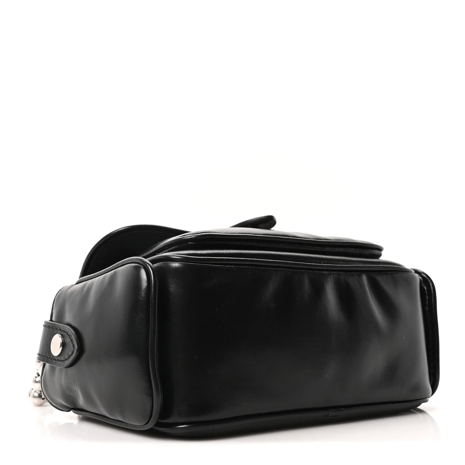 Calfskin Cargo Wearable Wallet Black - Image 4