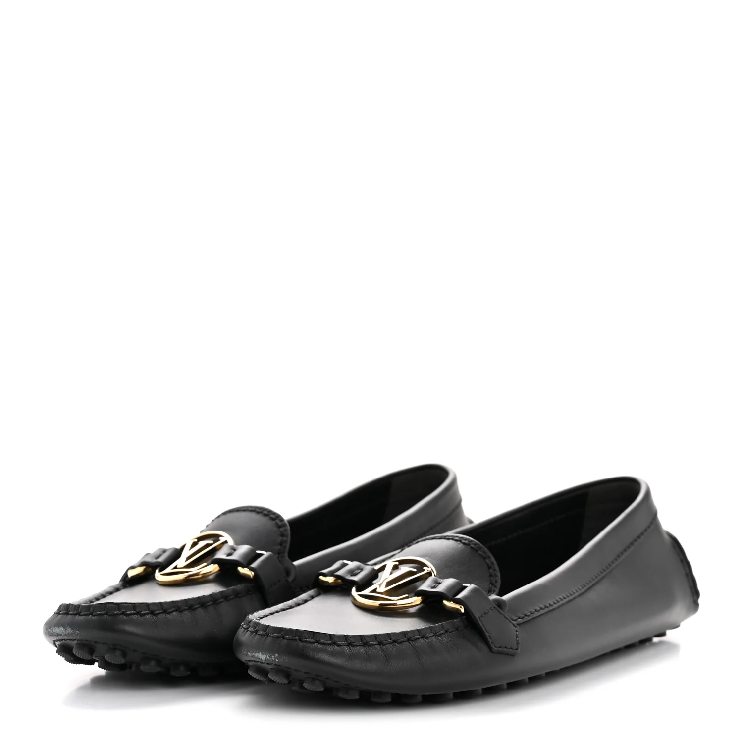 Calfskin Dauphine Loafers 40 Black - Image 4