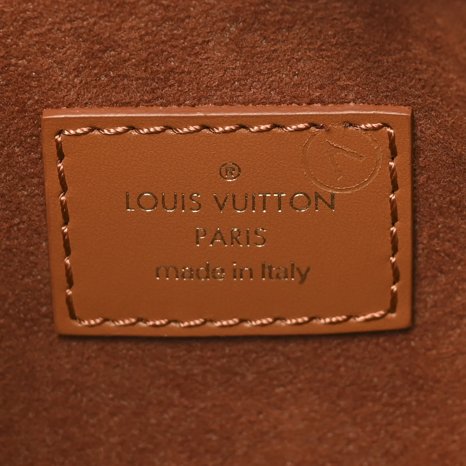 Calfskin Debossed Monogram Side Trunk Tan - Image 6