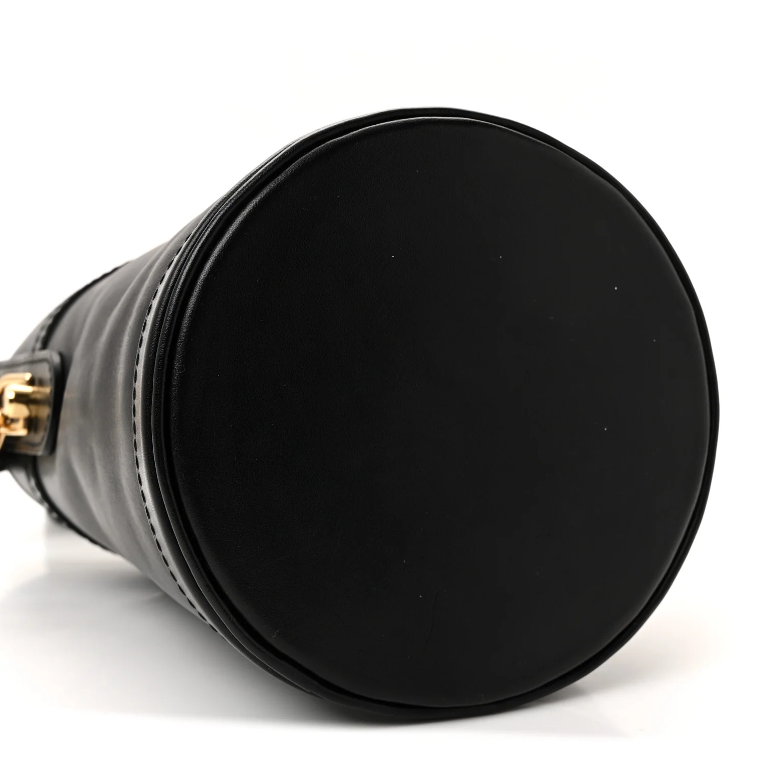 Calfskin Duffle Bag Black - Image 8