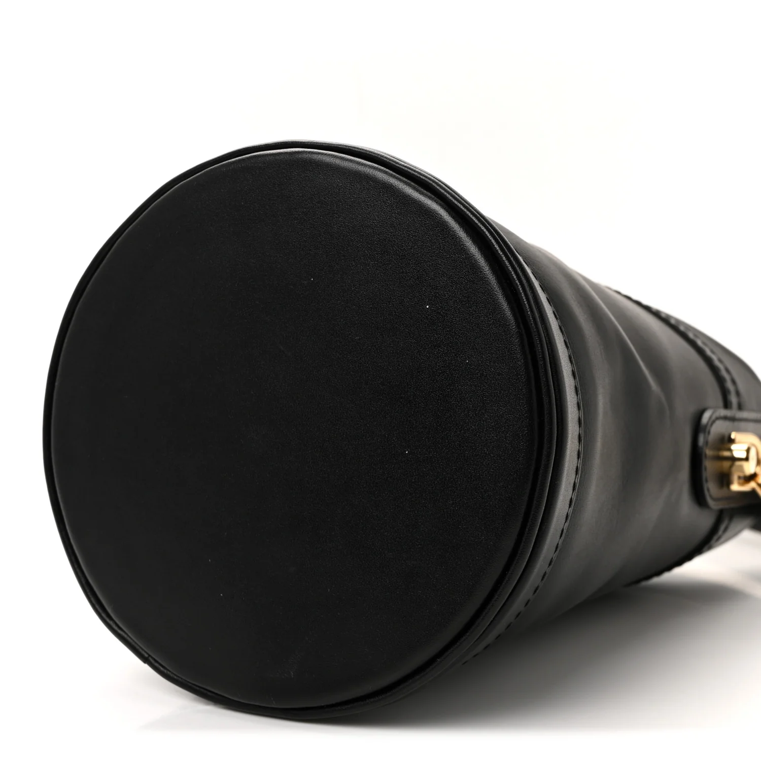 Calfskin Duffle Bag Black - Image 9