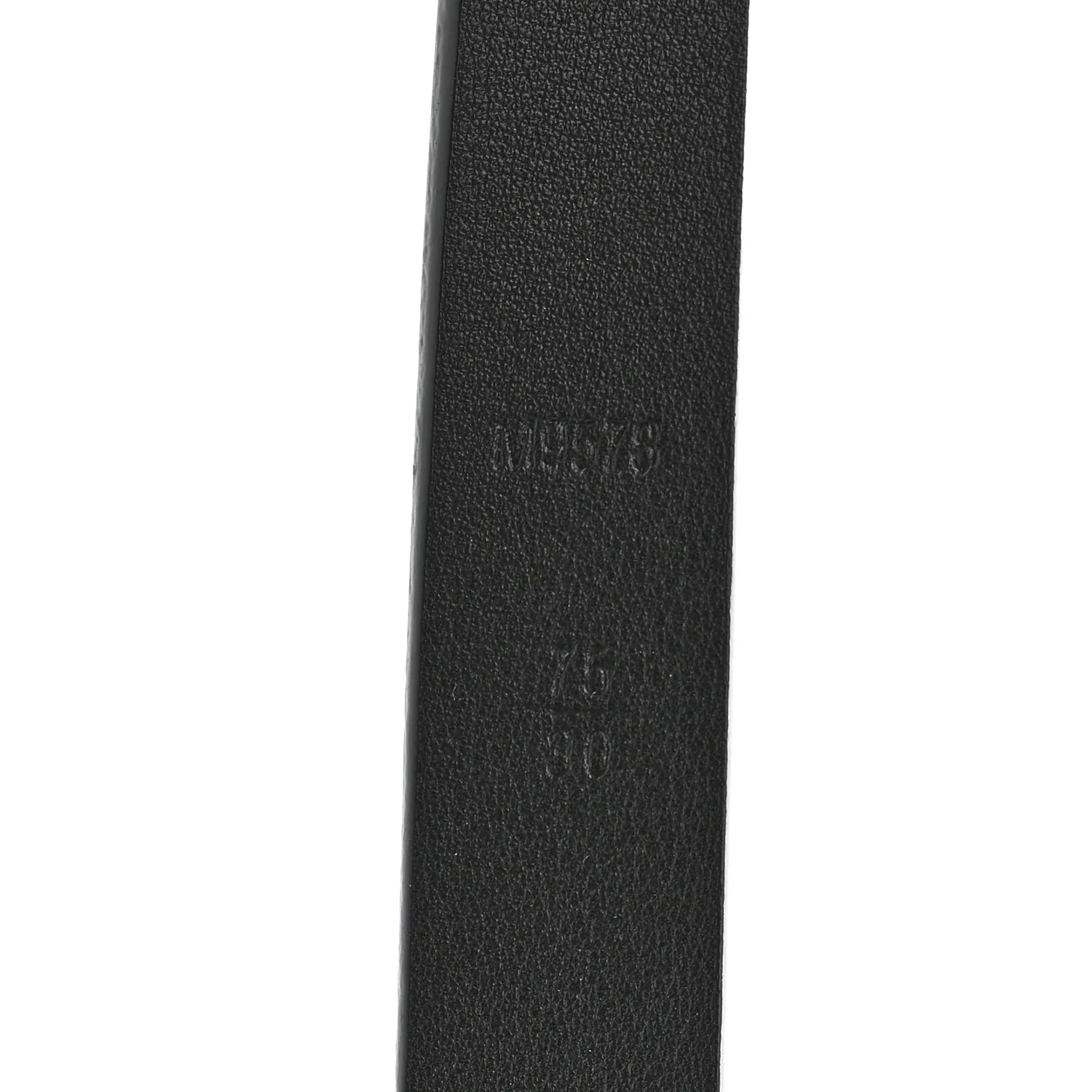 Calfskin Embossed LV Initiales 20mm Belt 75 30 Black - Image 6