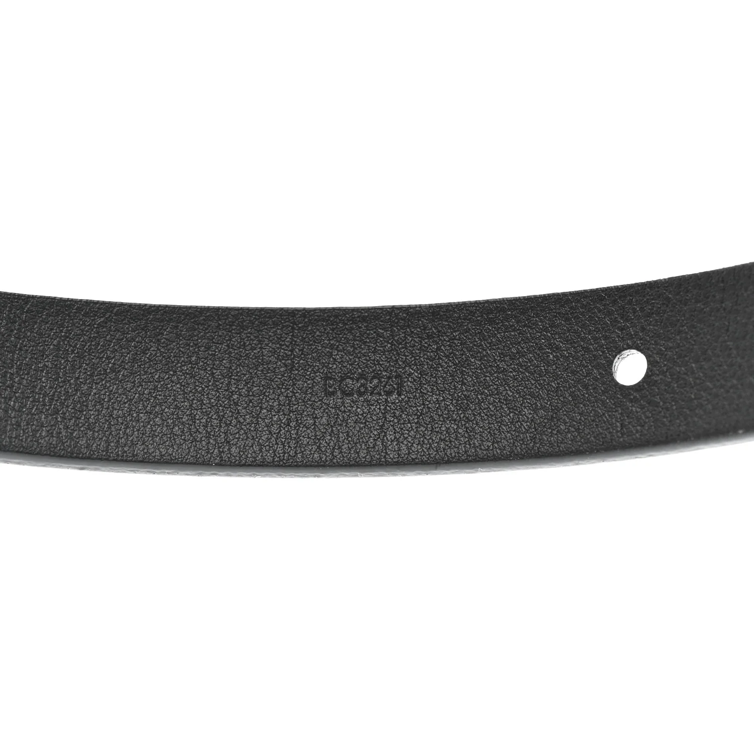 Calfskin Embossed LV Initiales 20mm Belt 75 30 Black - Image 7