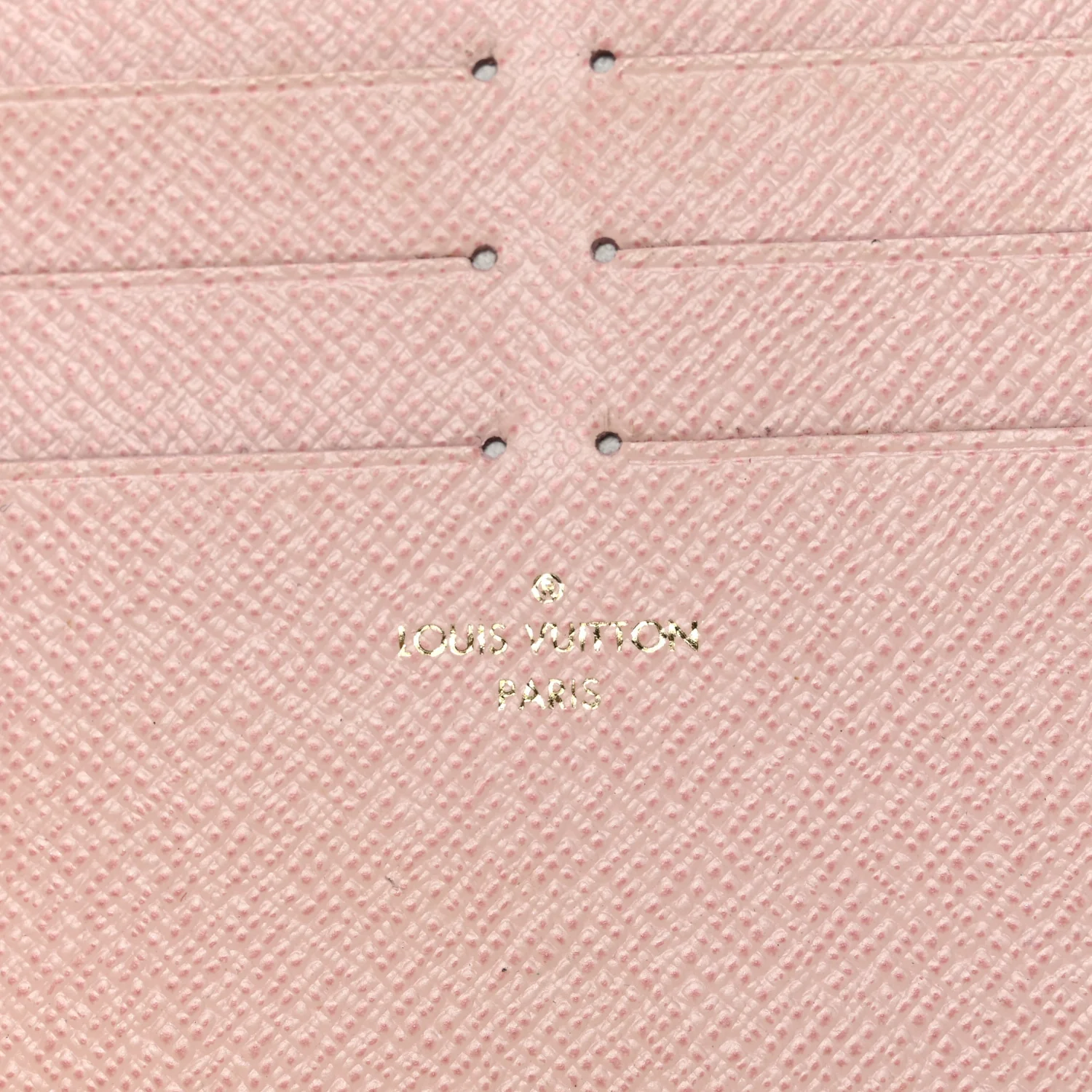 Calfskin Felicie Card Holder Insert Rose Ballerine - Image 6