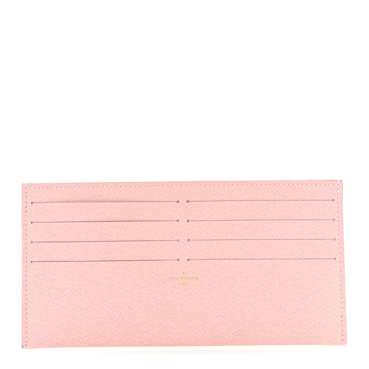 Calfskin Felicie Card Holder Insert Rose Ballerine