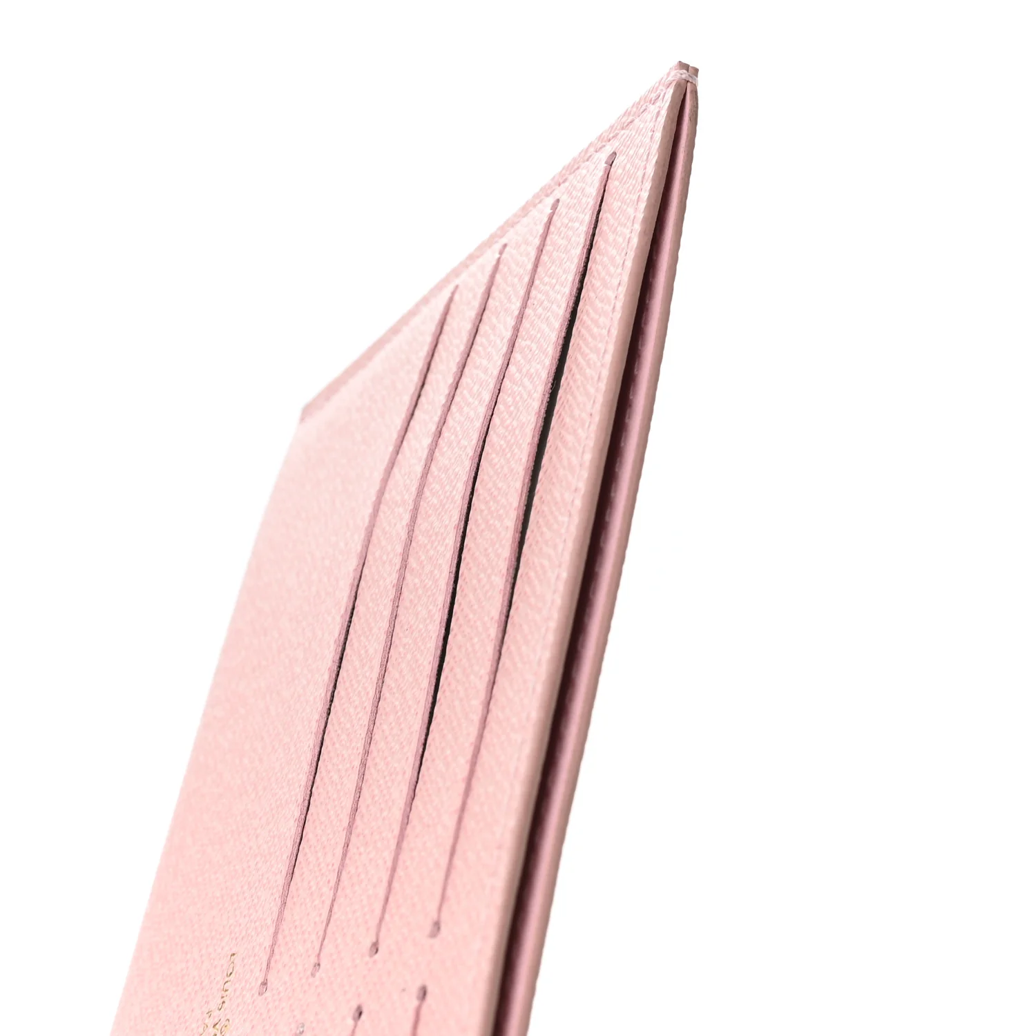 Calfskin Felicie Card Holder Insert Rose Ballerine - Image 7