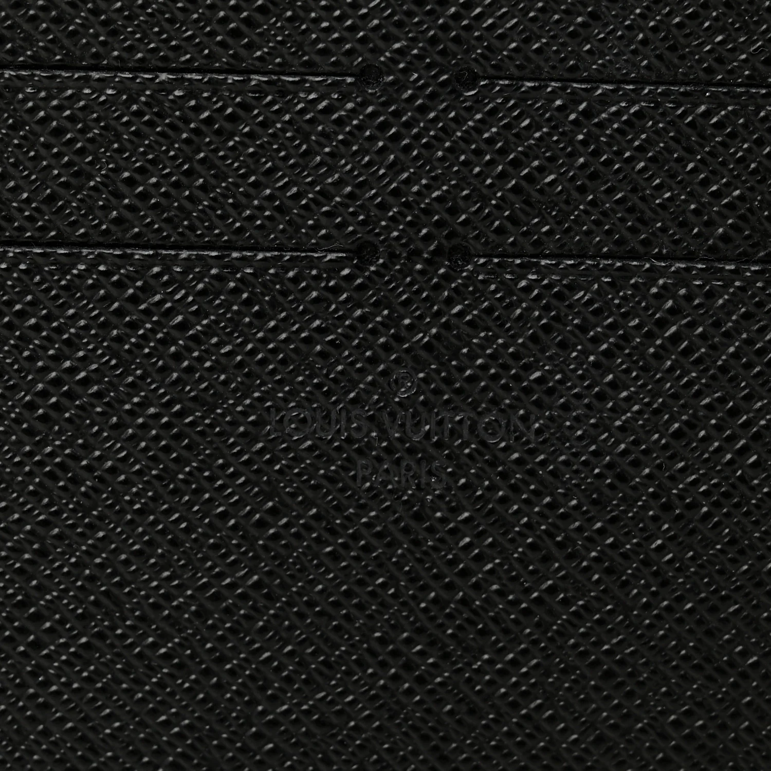 Calfskin Felicie Chain Wallet Card Holder Insert Black - Image 6