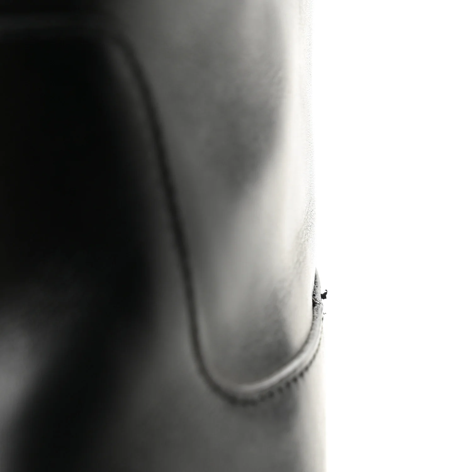 Calfskin Heritage Flat High Boots 38.5 Black - Image 9