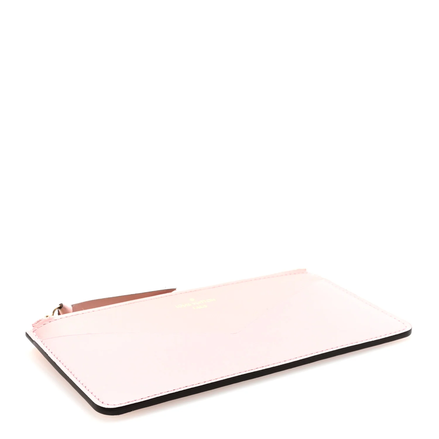 Calfskin Jeanne Wallet Zippered Insert Rose Ballerine - Image 7
