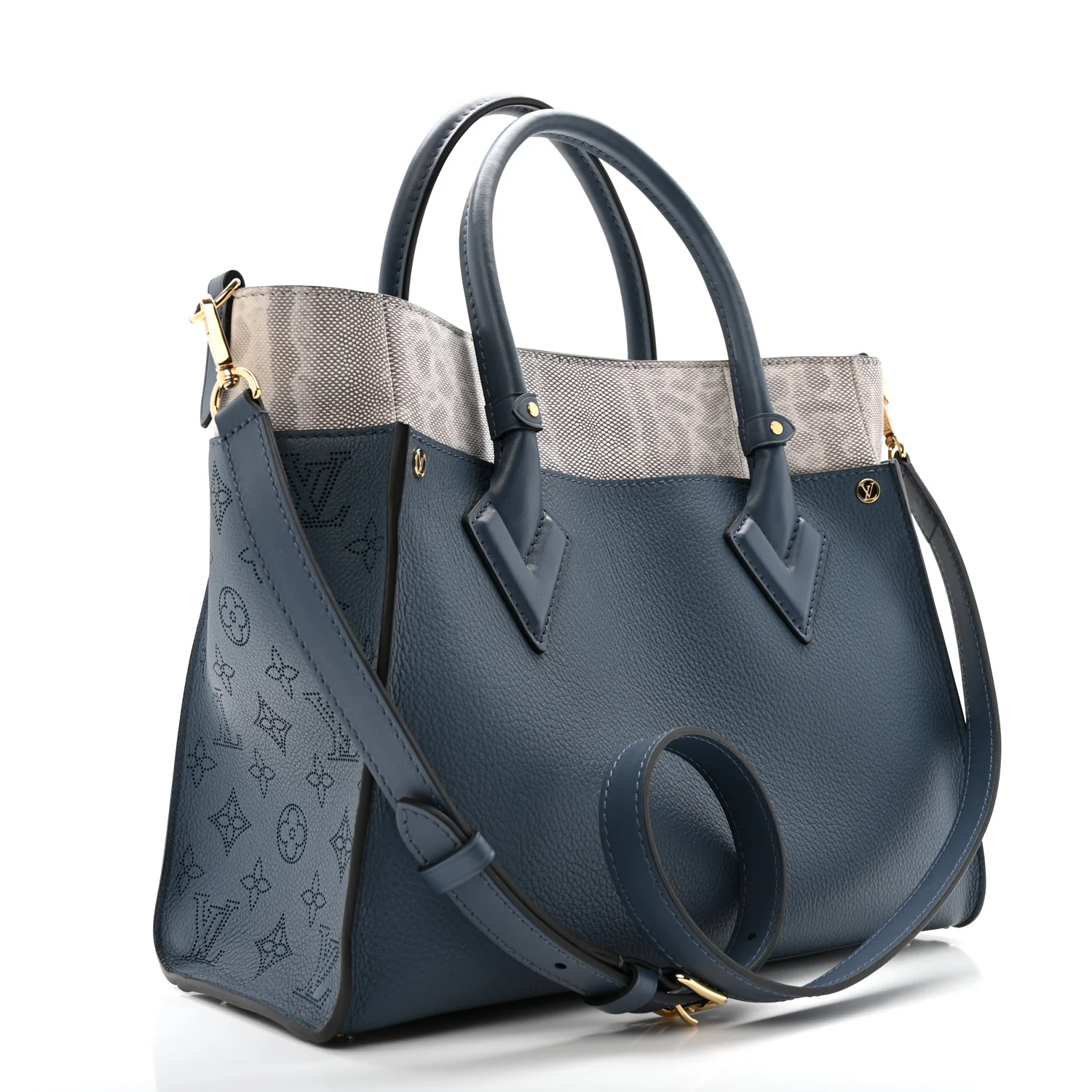 Calfskin Karung Monogram On My Side MM - Image 3