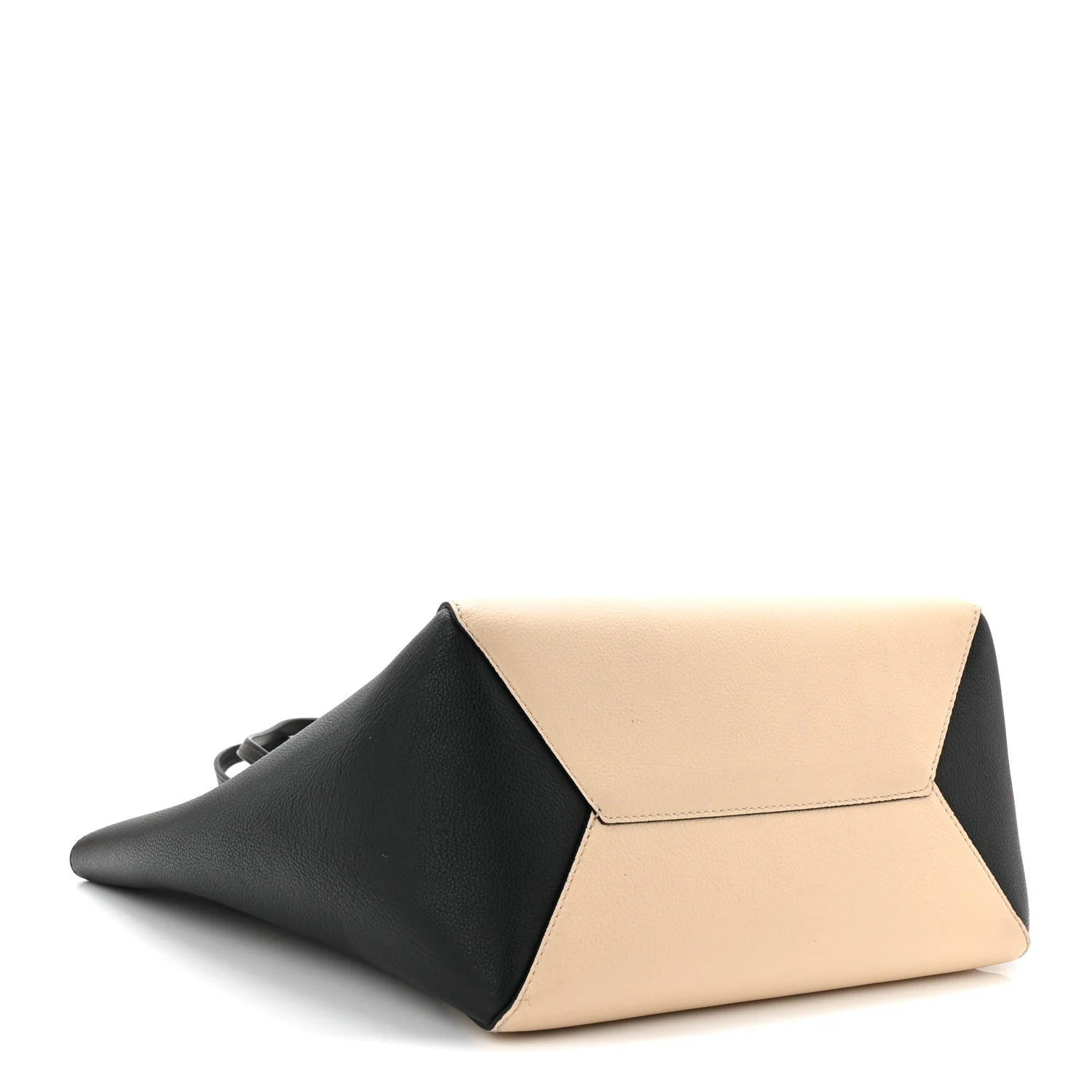Calfskin Lockme Cabas Vanille Black - Image 4