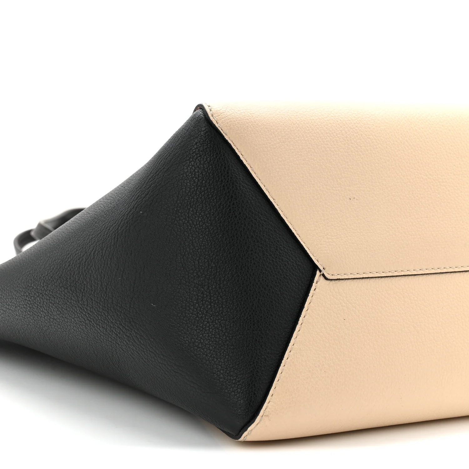 Calfskin Lockme Cabas Vanille Black - Image 9