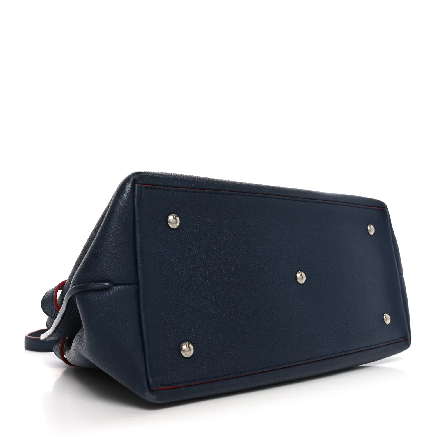 Calfskin Lockme Day Marine Rouge - Image 4