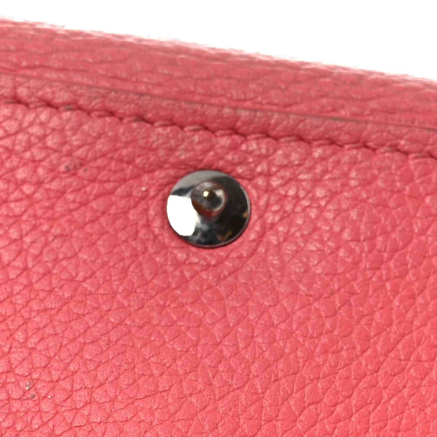 Calfskin Lockmini Wallet Hot Pink - Image 12