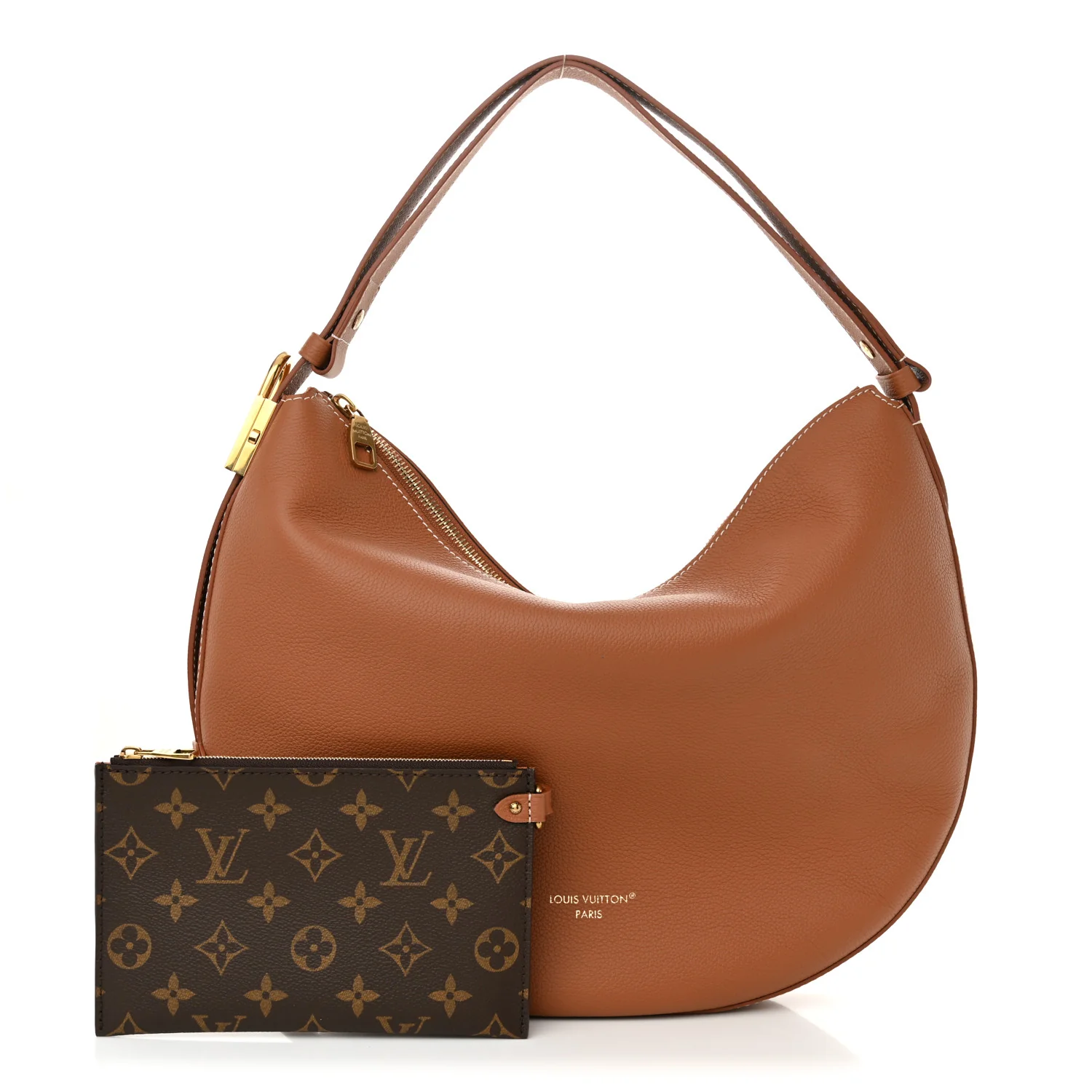 Calfskin Low Key Cookie MM Cognac - Image 3