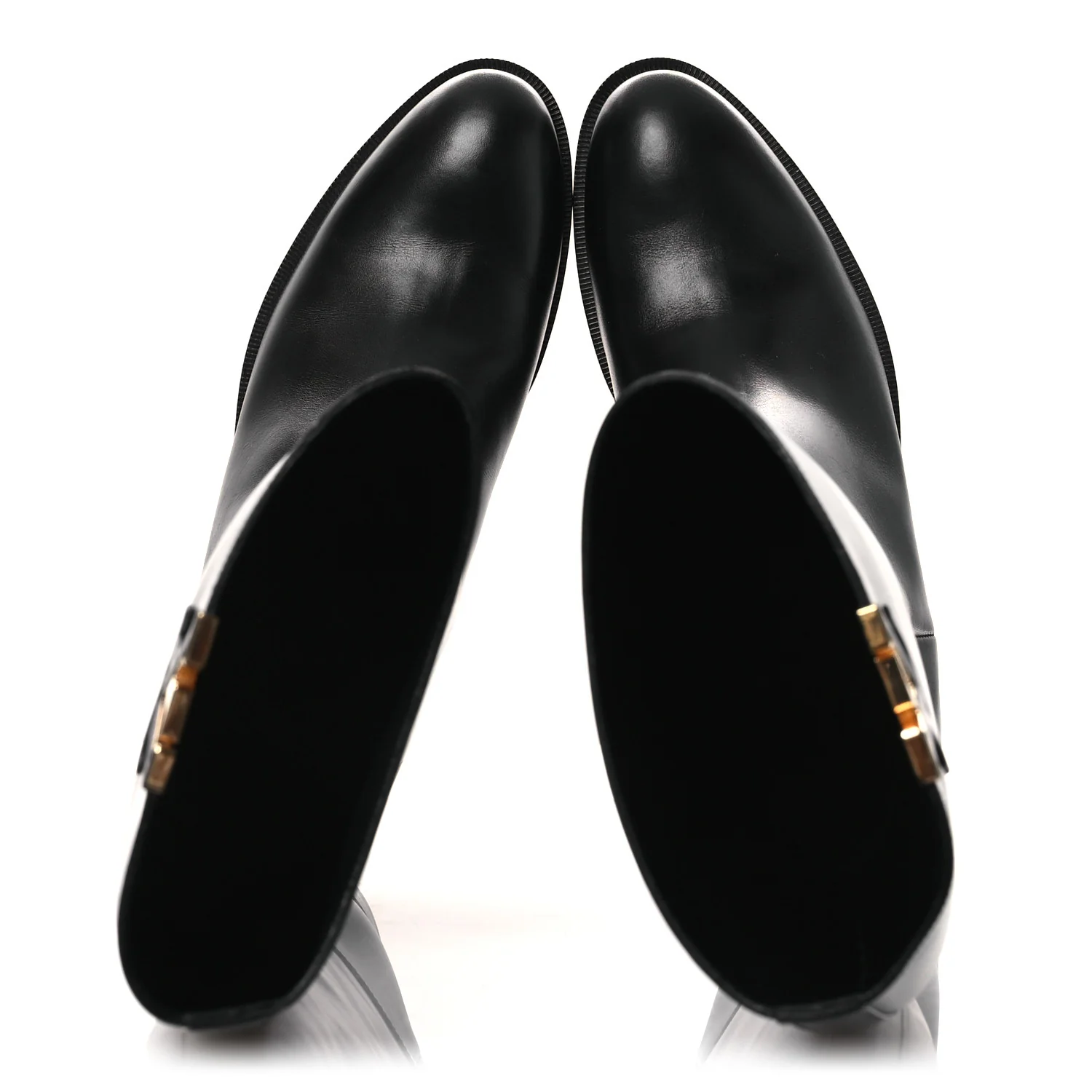 Calfskin LV Amiral High Boot 39.5 Black - Image 2
