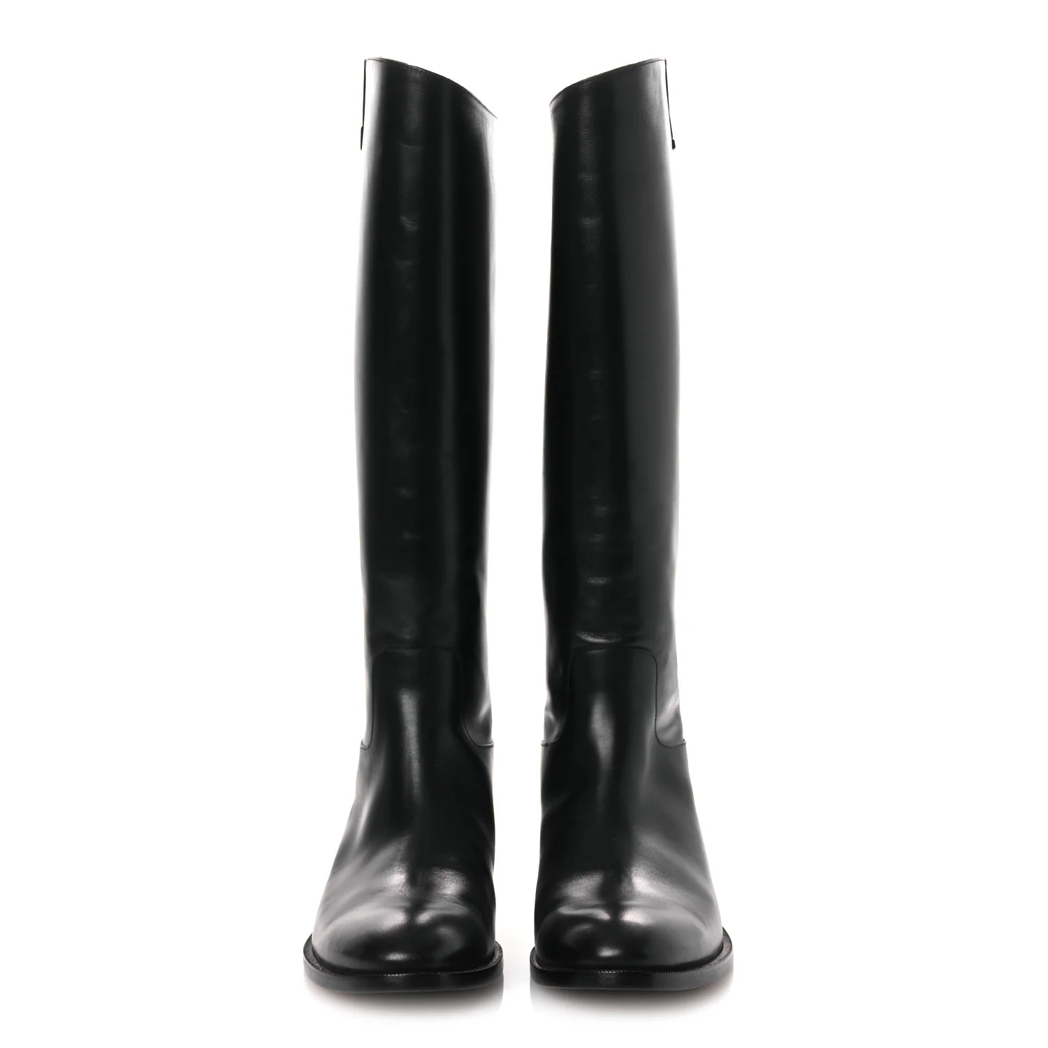 Calfskin LV Amiral High Boot 39.5 Black - Image 3