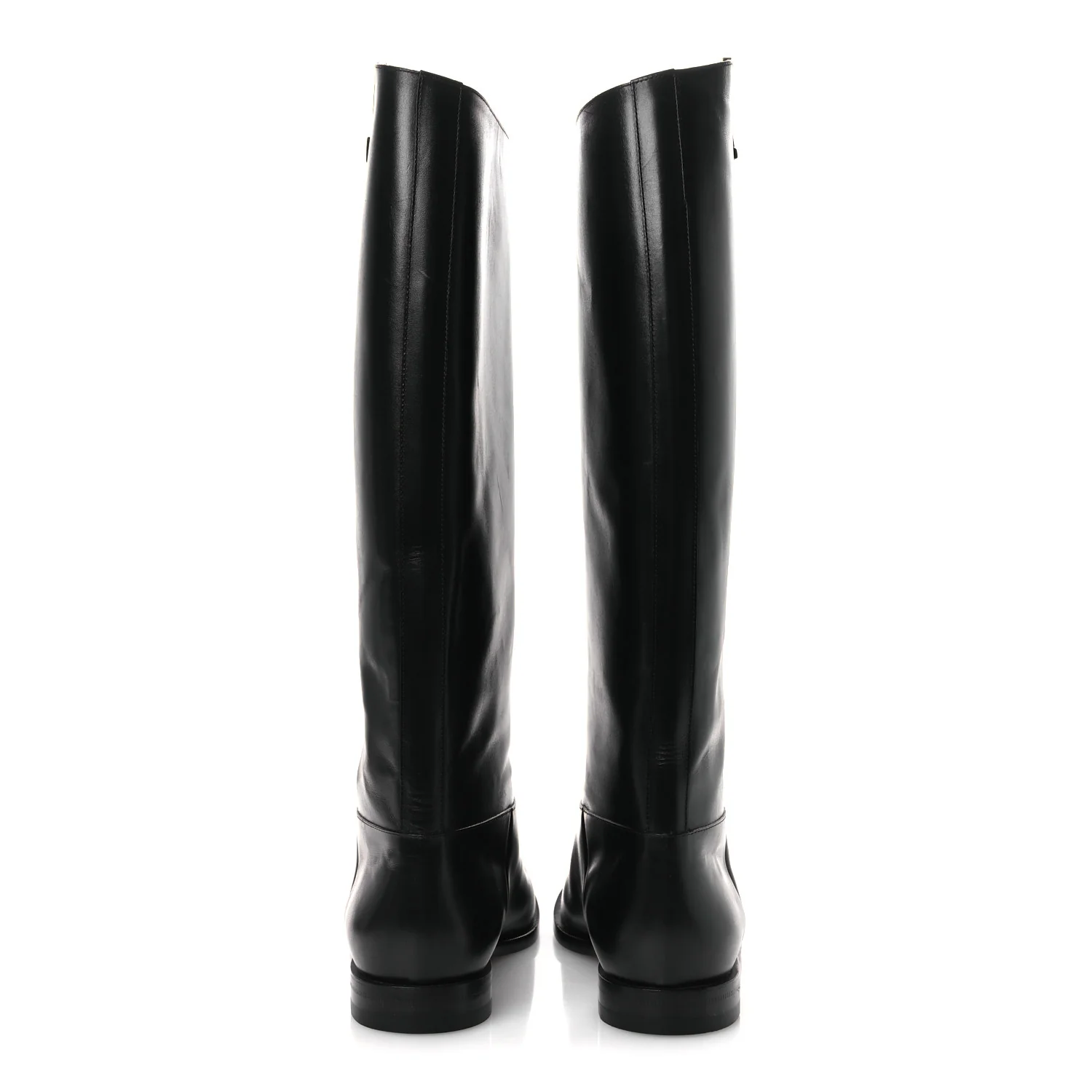Calfskin LV Amiral High Boot 39.5 Black - Image 6