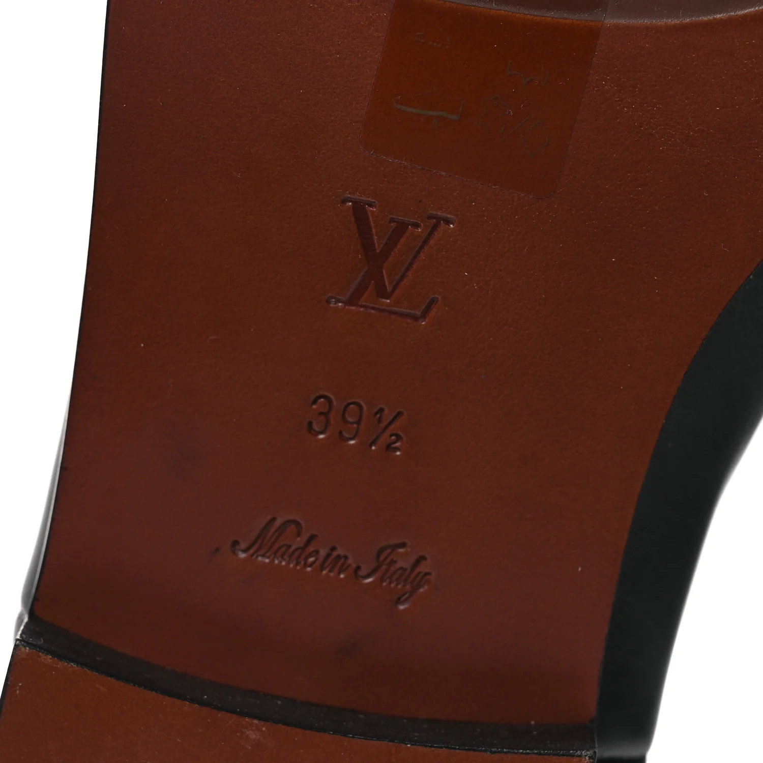 Calfskin LV Amiral High Boot 39.5 Black - Image 8