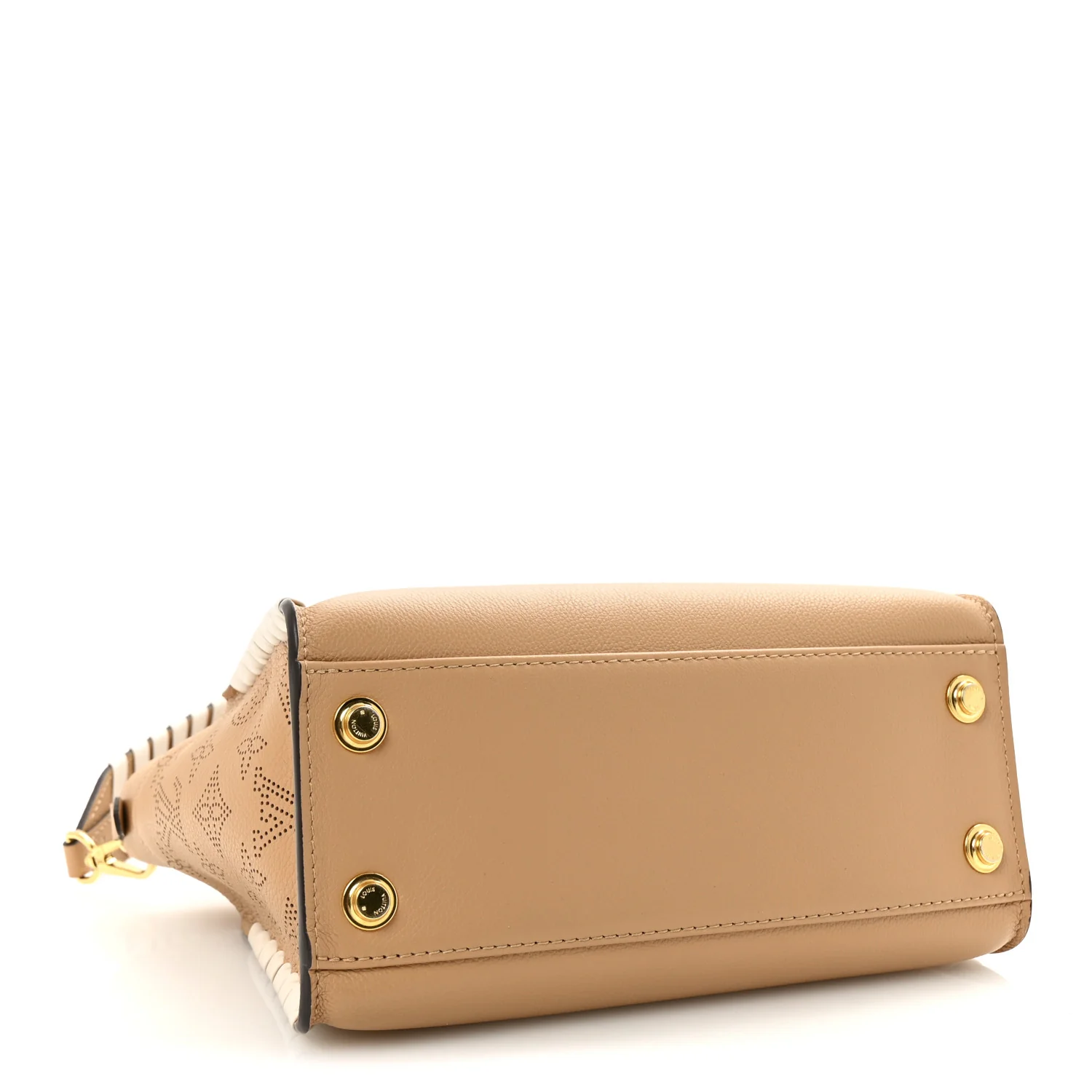 Calfskin Mahina Braided On My Side PM Arizona Brown - Image 4