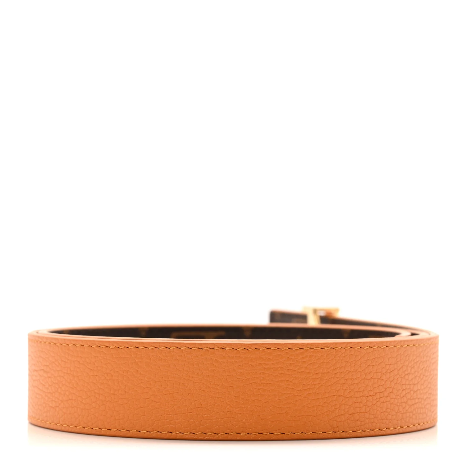 Calfskin Monogram 20mm LV Iconic Reversible Belt 80 32 Arizona - Image 4