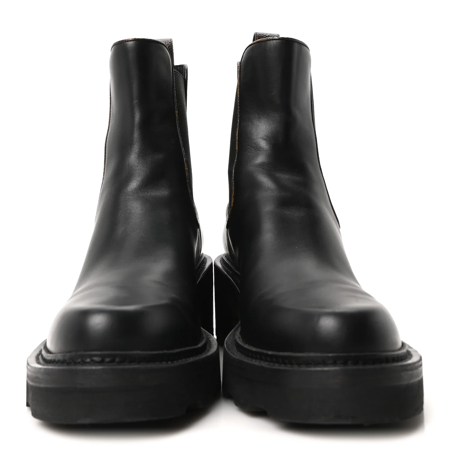 Calfskin Monogram Beaubourg Ankle Boots 39.5 Black - Image 3