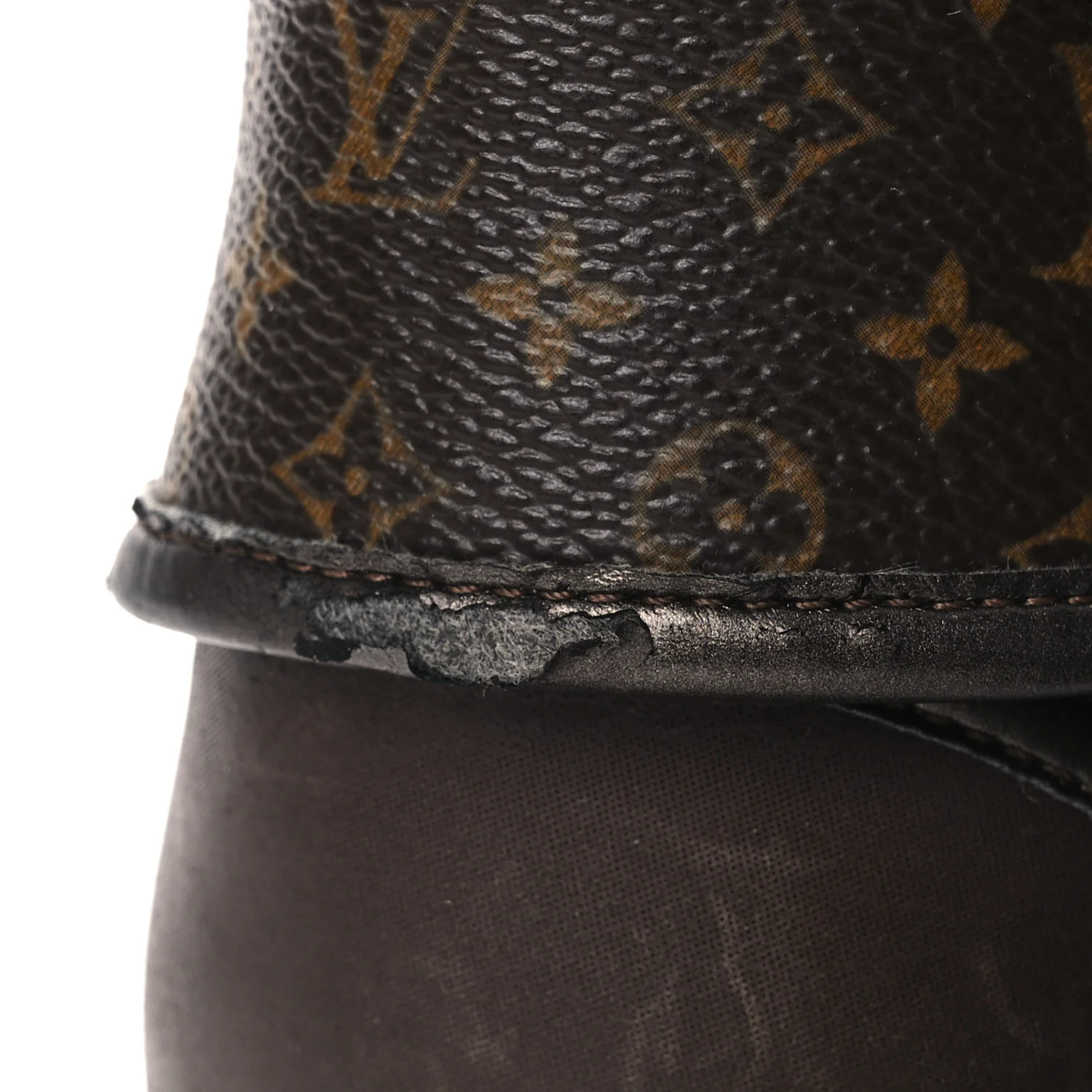 Calfskin Monogram Brea Sneaker 34.5 Brown - Image 10