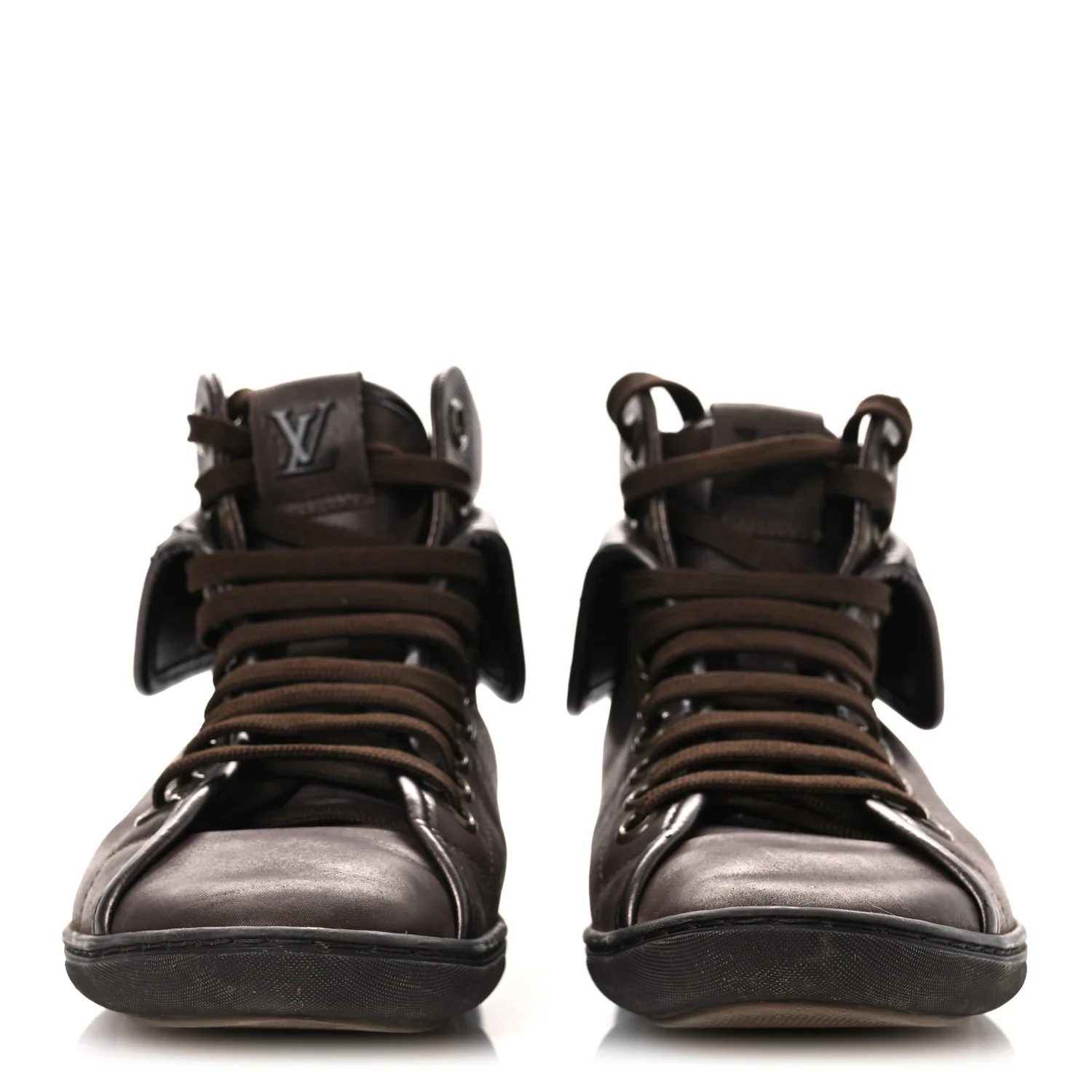 Calfskin Monogram Brea Sneaker 34.5 Brown - Image 3