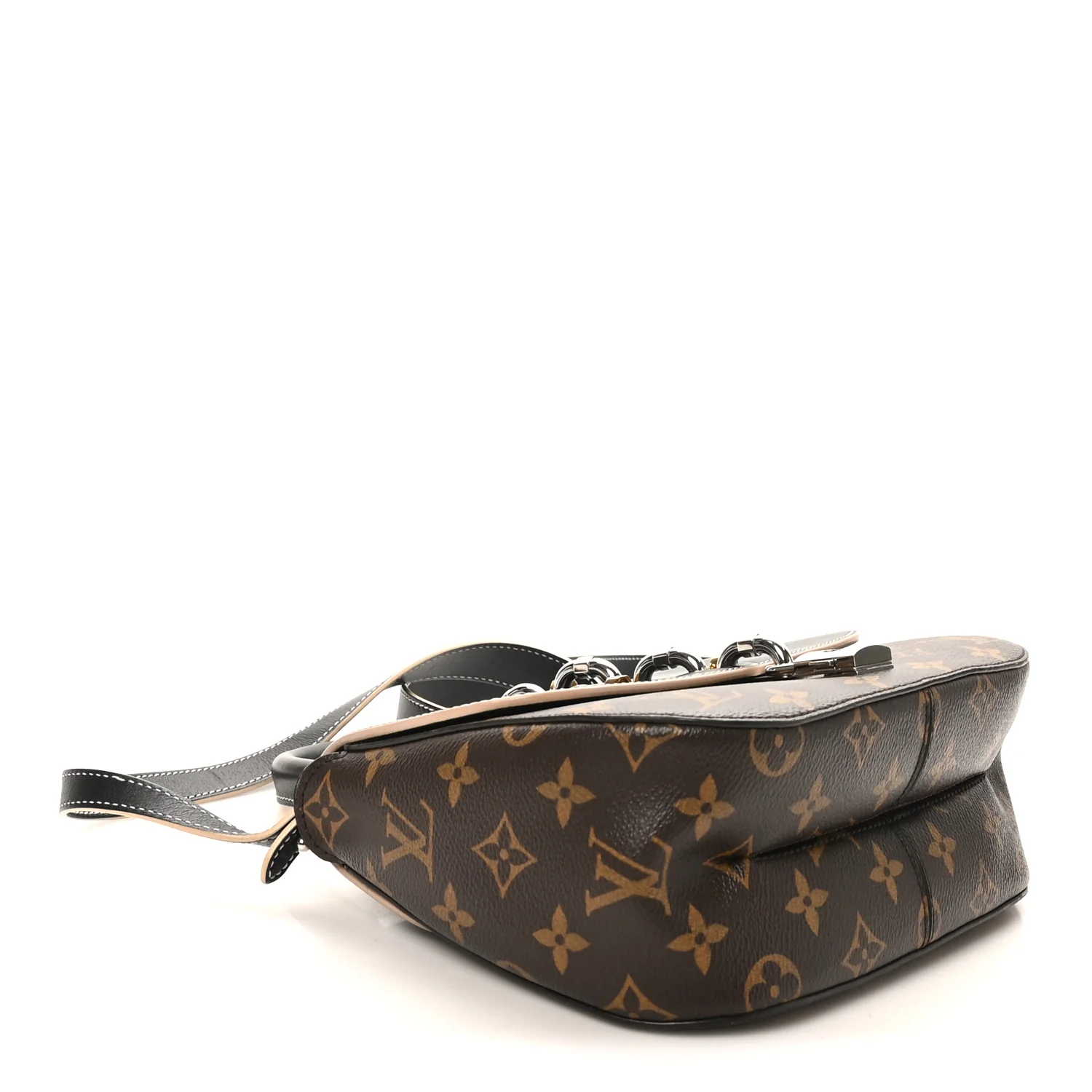 Calfskin Monogram Chain It Bag PM Black - Image 4
