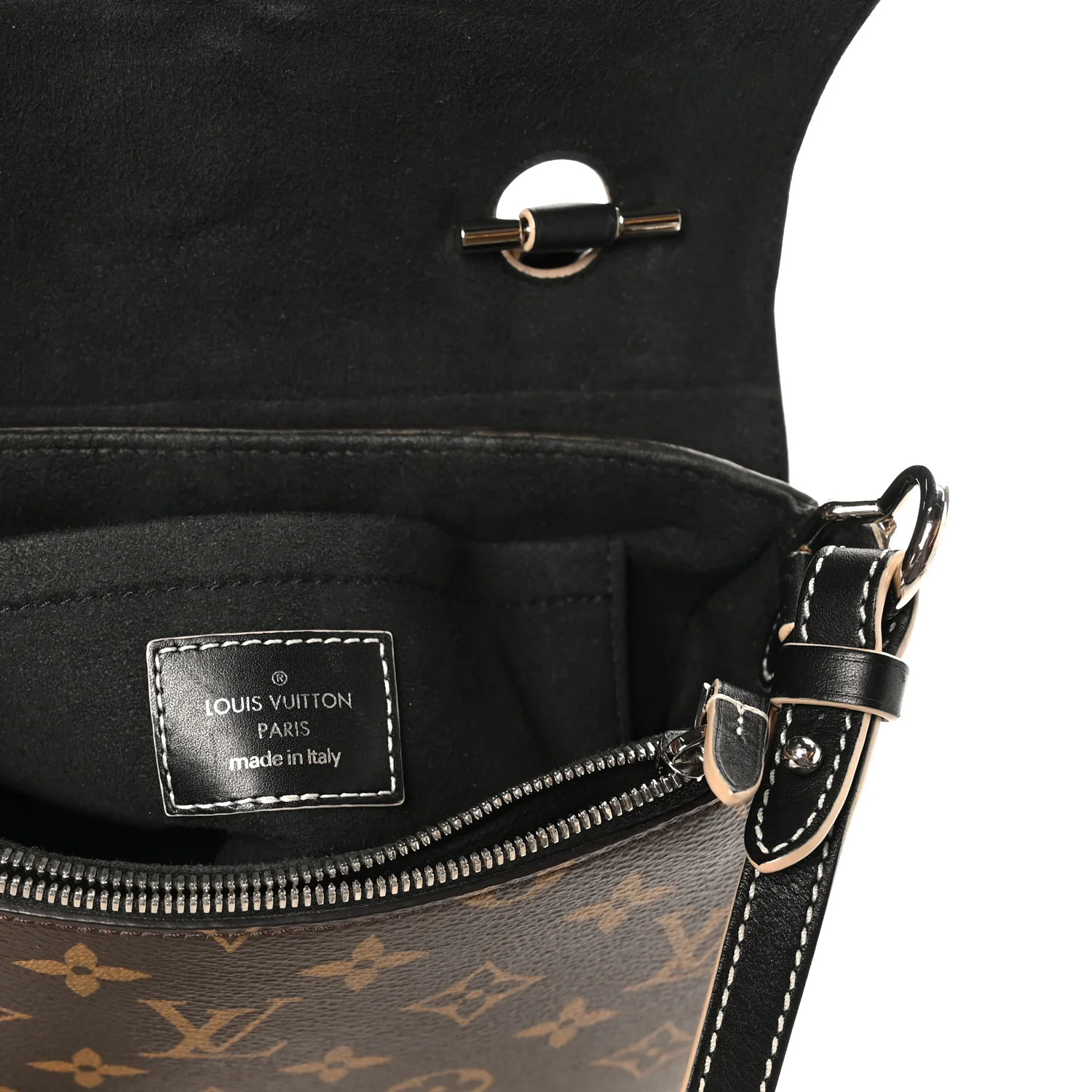 Calfskin Monogram Chain It Bag PM Black - Image 6