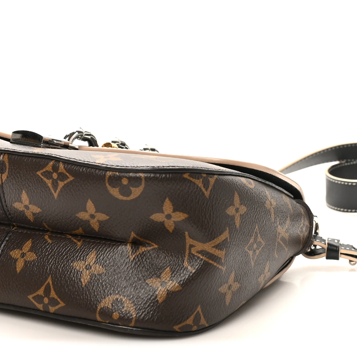 Calfskin Monogram Chain It Bag PM Black - Image 9