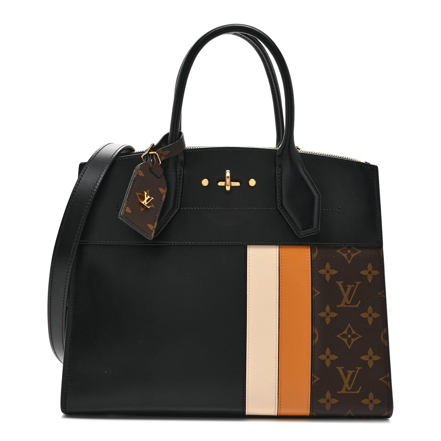 Calfskin Monogram City Steamer MM