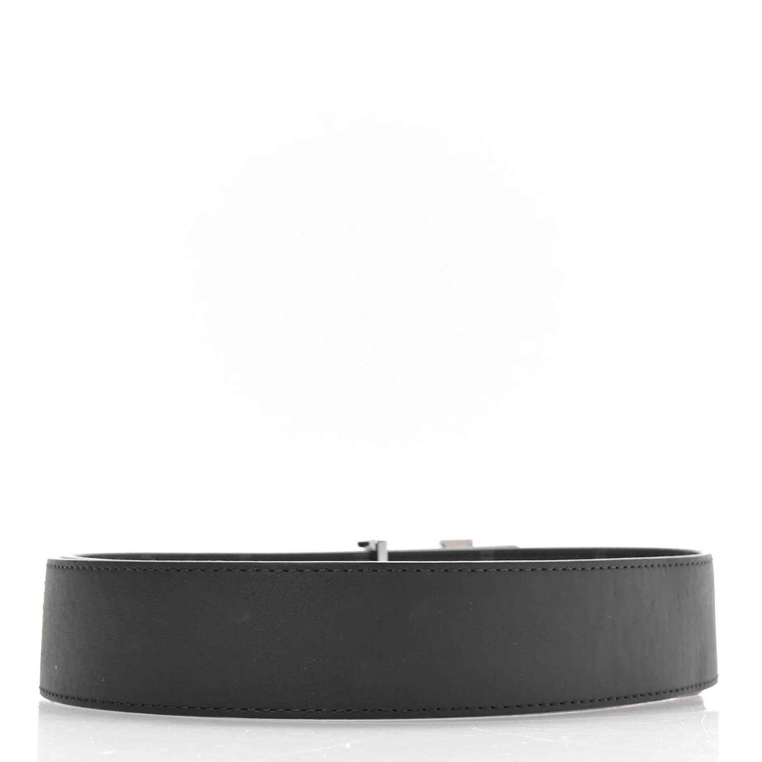 Calfskin Monogram Eclipse 35mm LV Initiales Reversible Belt 85 34 - Image 4