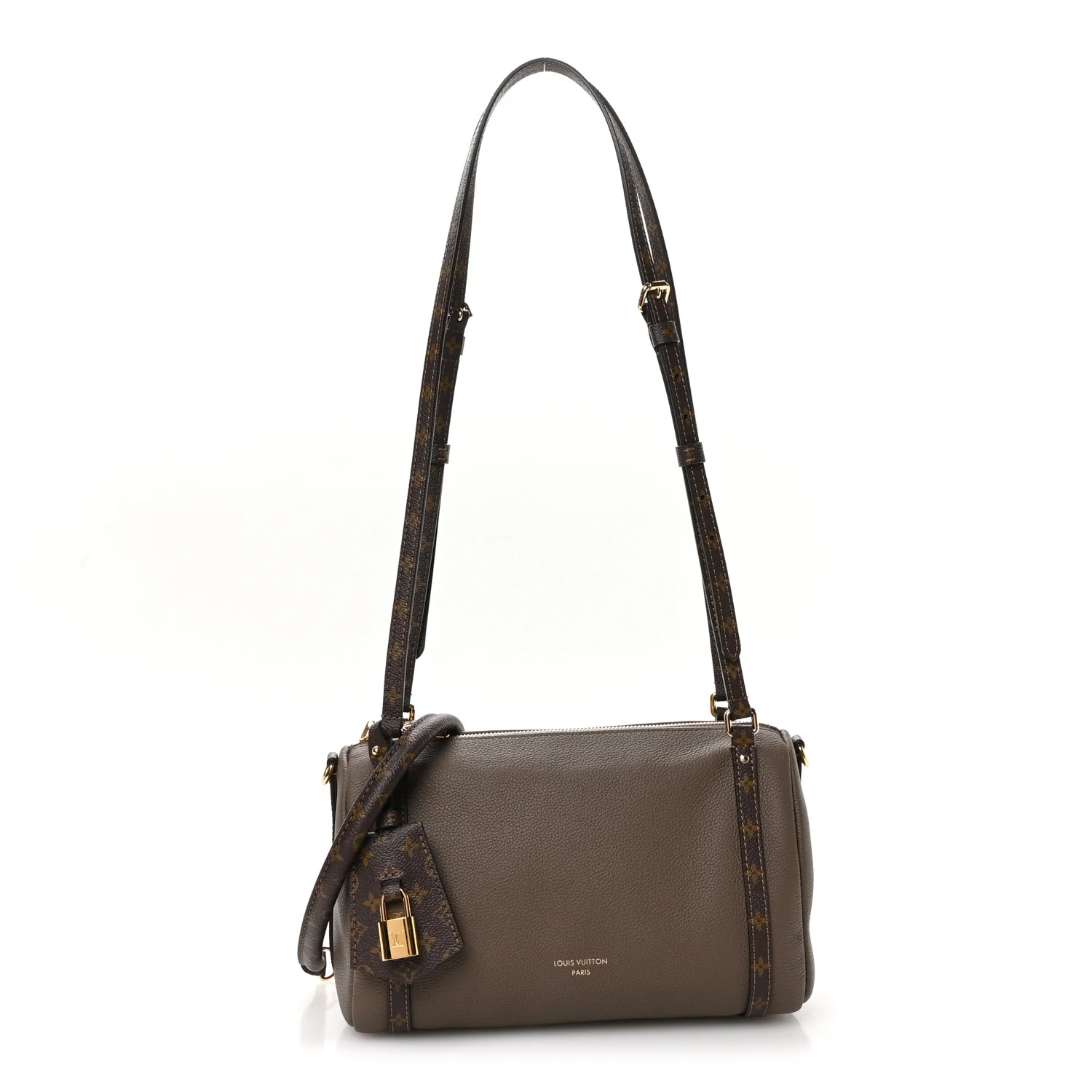 Calfskin Monogram Express PM Smoke Gray