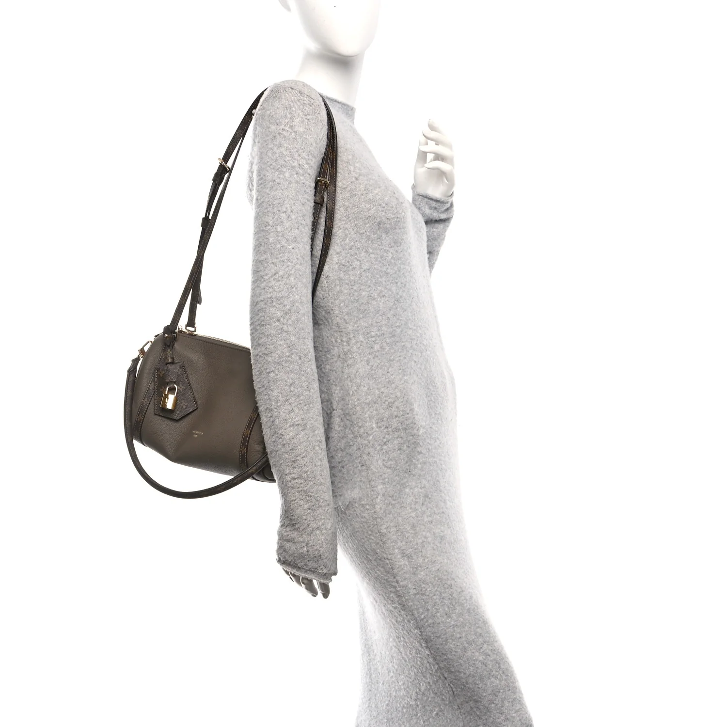 Calfskin Monogram Express PM Smoke Gray - Image 2