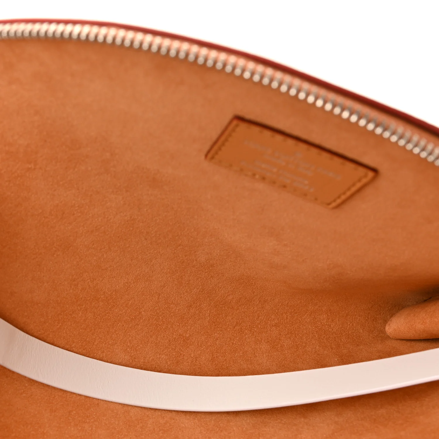 Calfskin Monogram Fortune Cookie Pouch Purple - Image 4