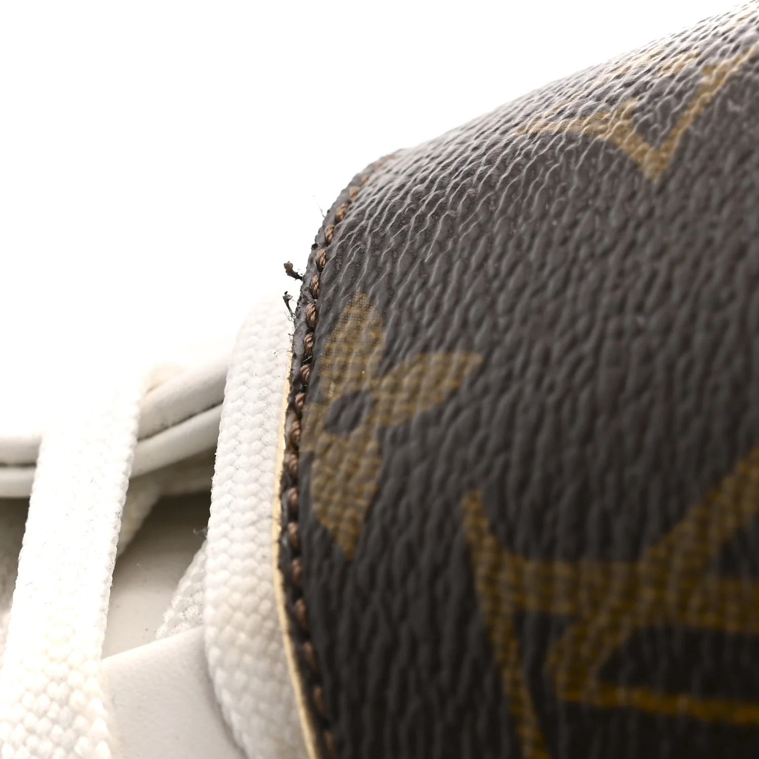 Calfskin Monogram Frontrow Sneaker 36 White - Image 11
