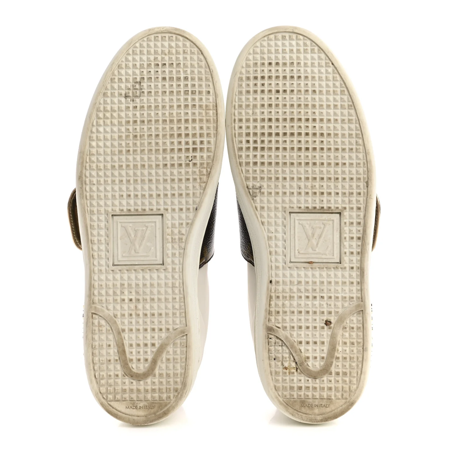 Calfskin Monogram Frontrow Sneaker 36 White - Image 9
