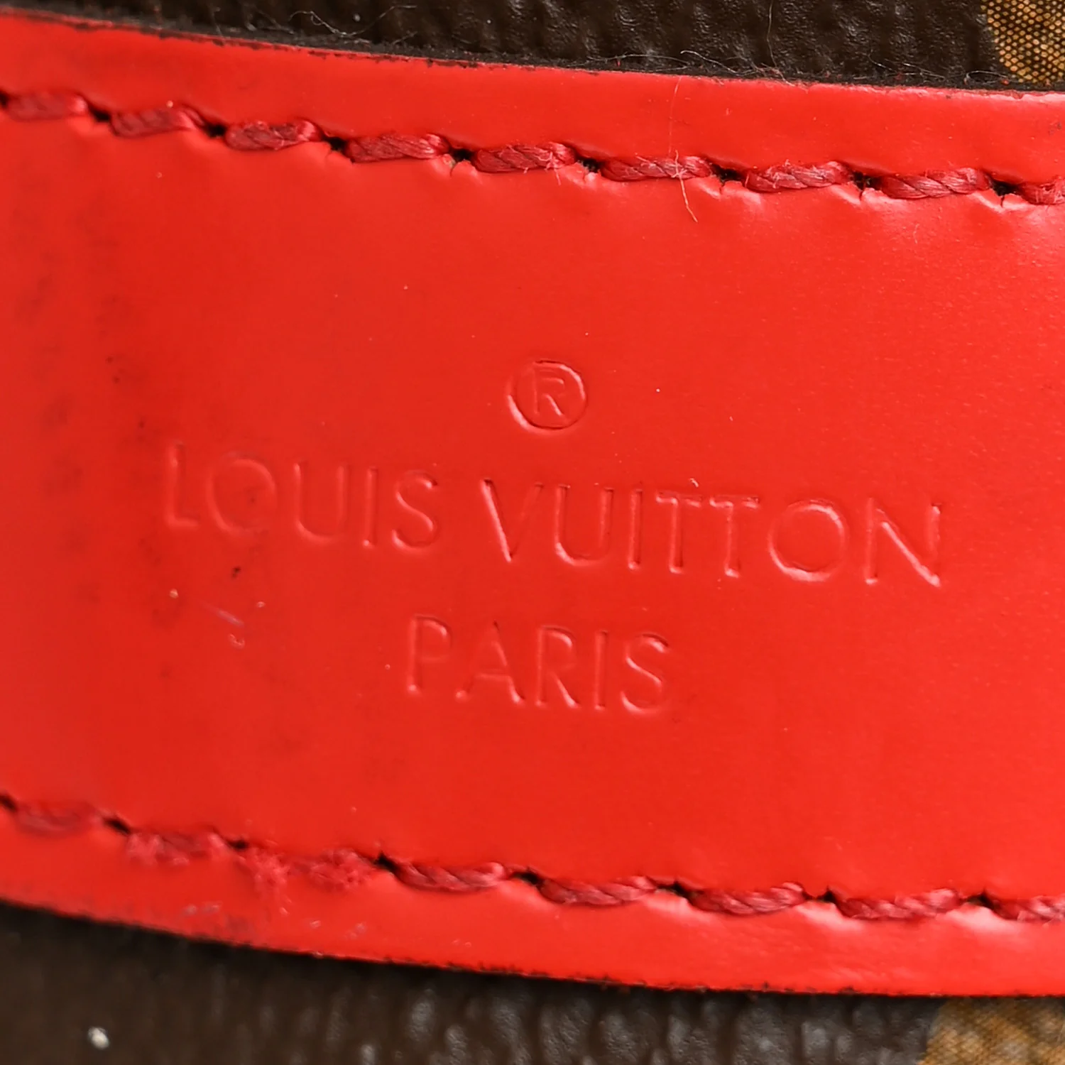 Calfskin Monogram Keepall Bandouliere 50 Coquelicot - Image 5