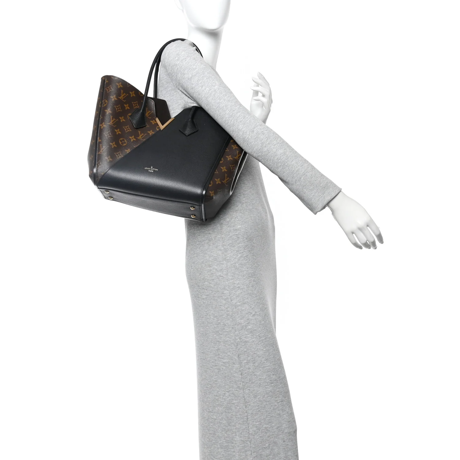 Calfskin Monogram Kimono Tote Black - Image 2