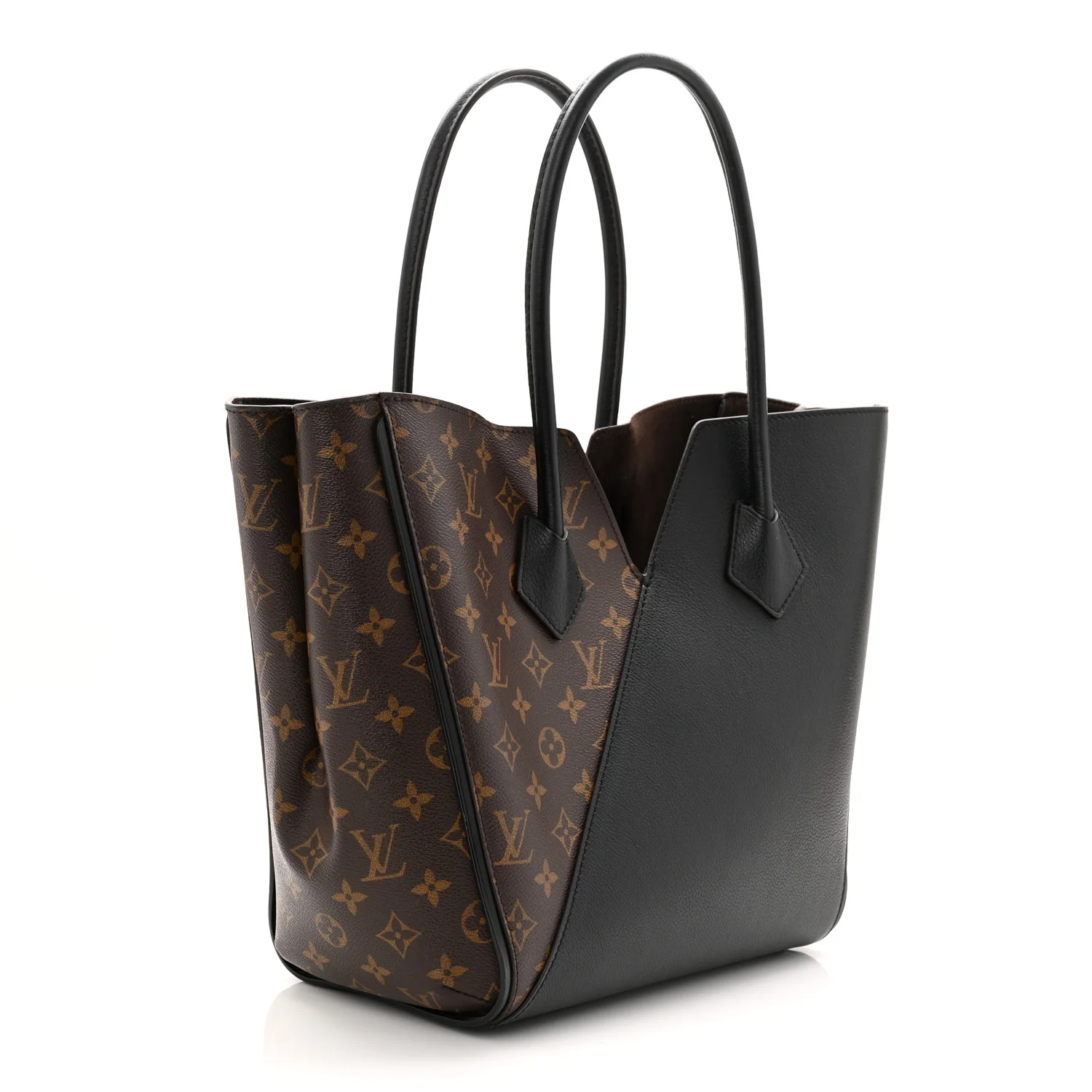 Calfskin Monogram Kimono Tote Black - Image 3