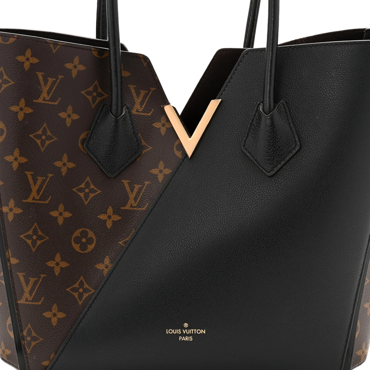 Calfskin Monogram Kimono Tote Black - Image 7