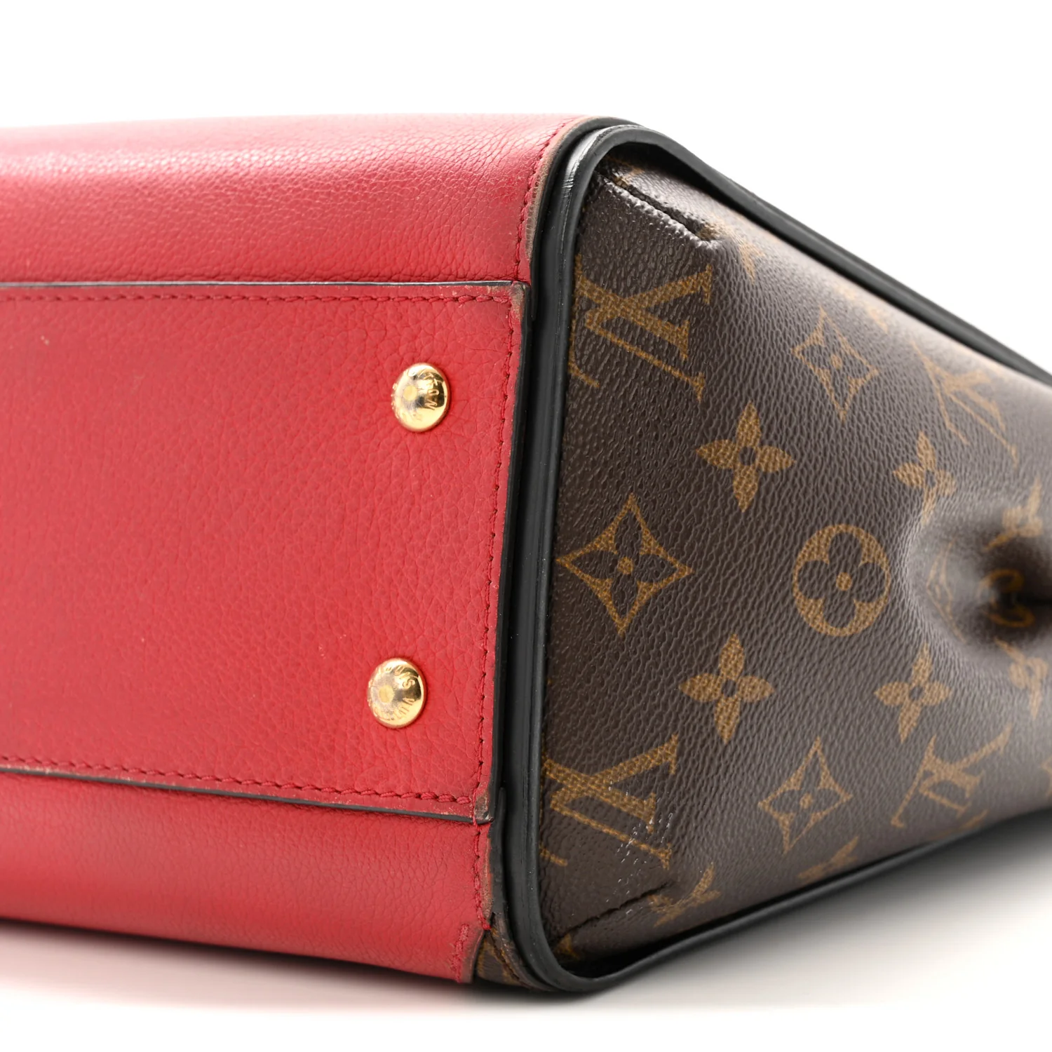 Calfskin Monogram Kimono Tote Cherry - Image 10
