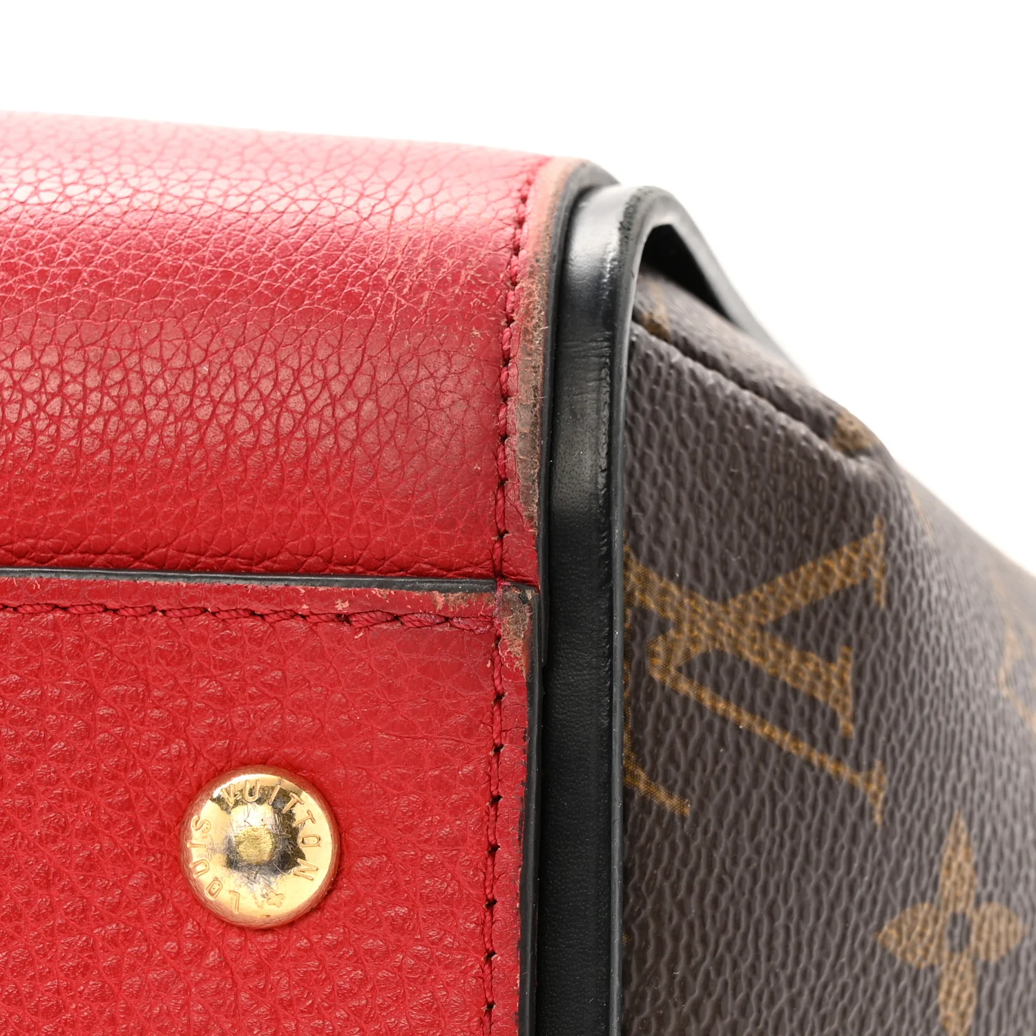 Calfskin Monogram Kimono Tote Cherry - Image 11